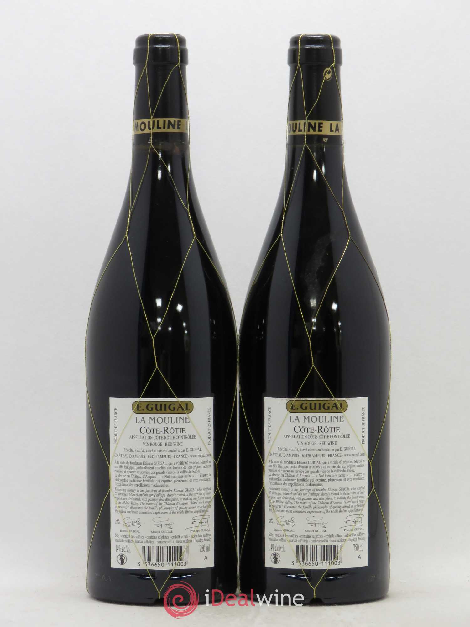 Côte-Rôtie La Mouline Guigal 2015 - Lot de 2 bouteilles - 1