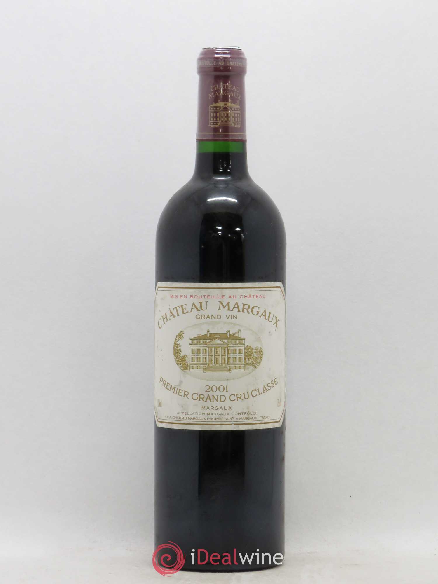 Château Margaux 1er Grand Cru Classé 2001 - Lot de 1 bouteille - 0