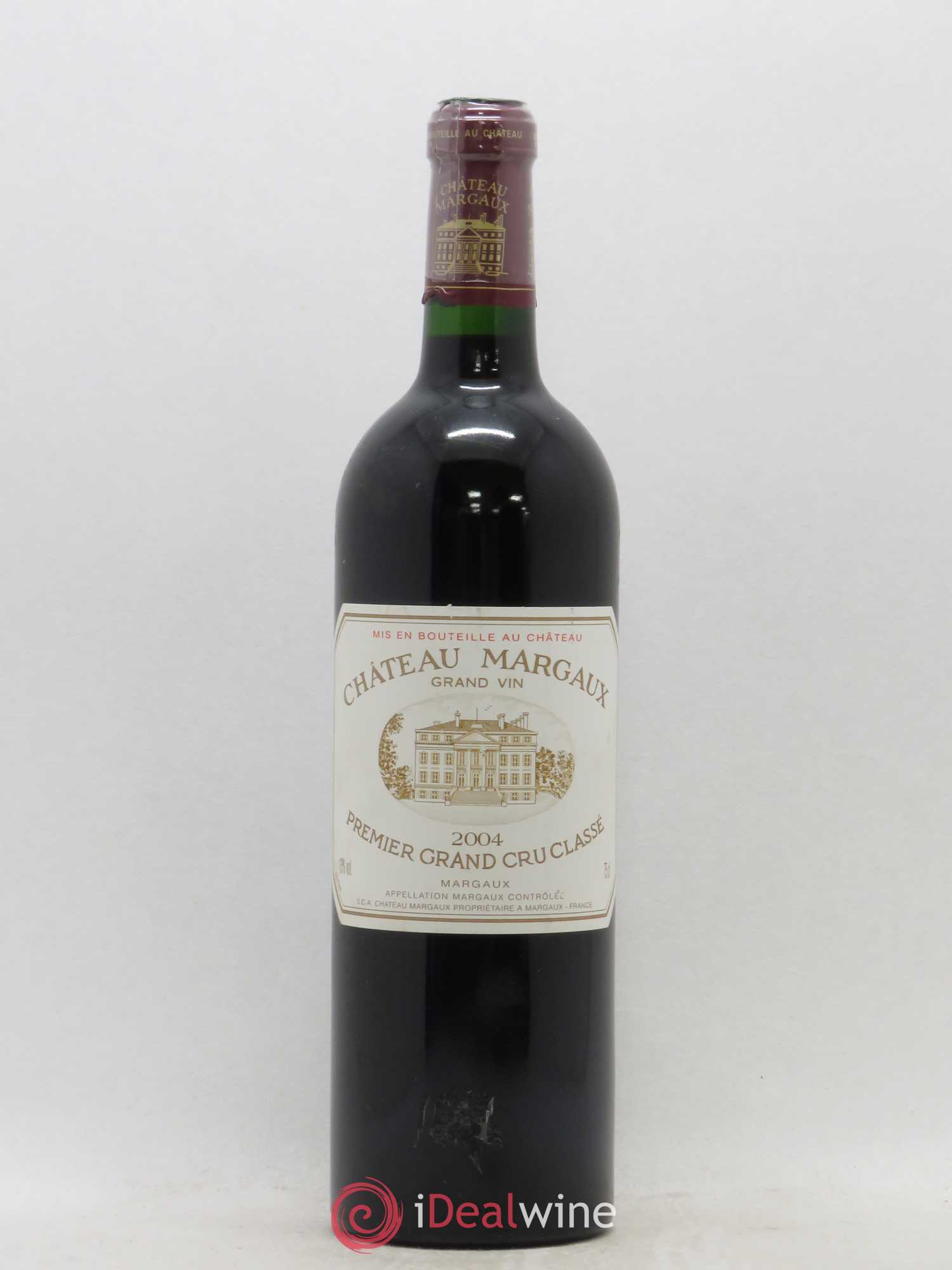 Château Margaux 1er Grand Cru Classé 2004 - Lot de 1 bouteille - 0
