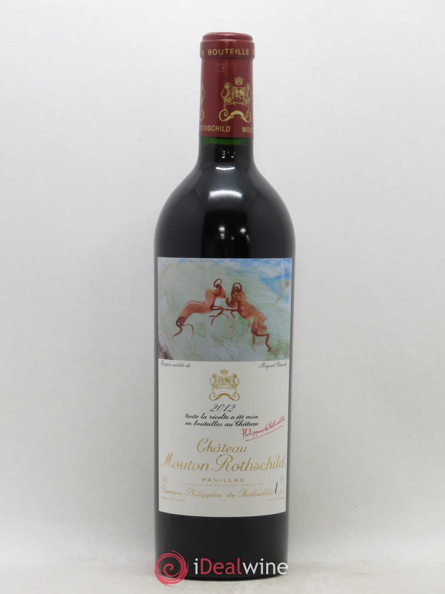 Château Mouton Rothschild 1er Grand Cru Classé 2012 - Lot de 1 bouteille - 0