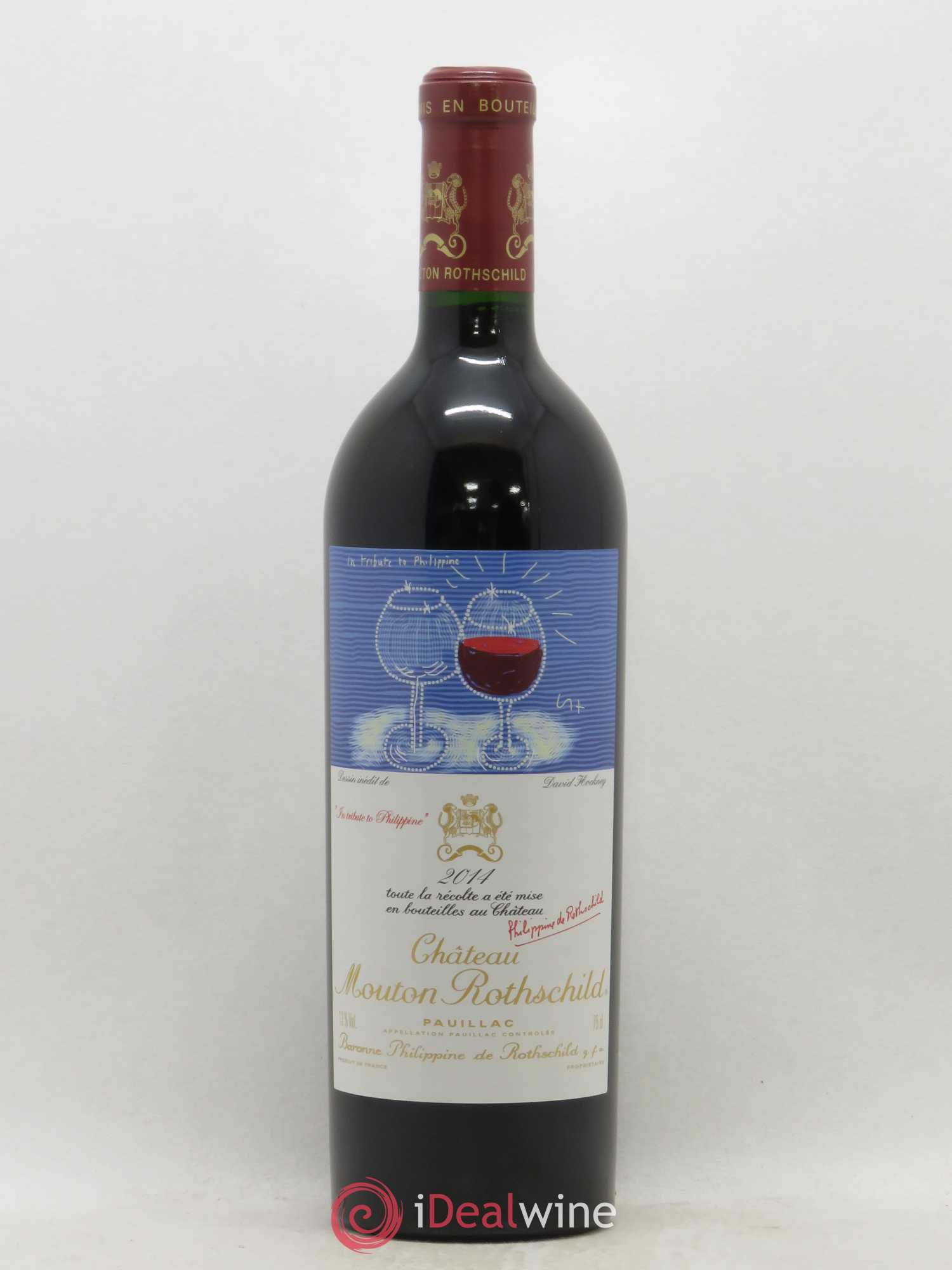 Château Mouton Rothschild 1er Grand Cru Classé 2014 - Lot de 1 bouteille - 0