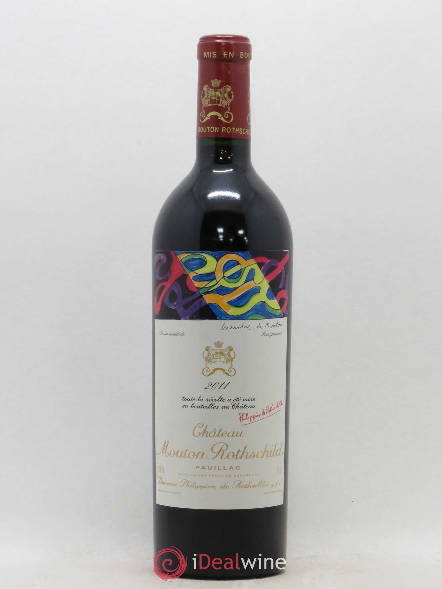 Château Mouton Rothschild 1er Grand Cru Classé 2011 - Lot de 1 bouteille - 0