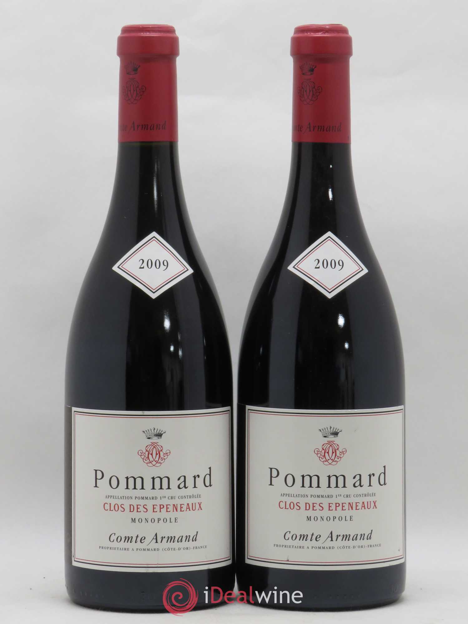 Pommard 1er Cru Clos des Epeneaux Comte Armand 2009 - Lot de 2 bouteilles - 0