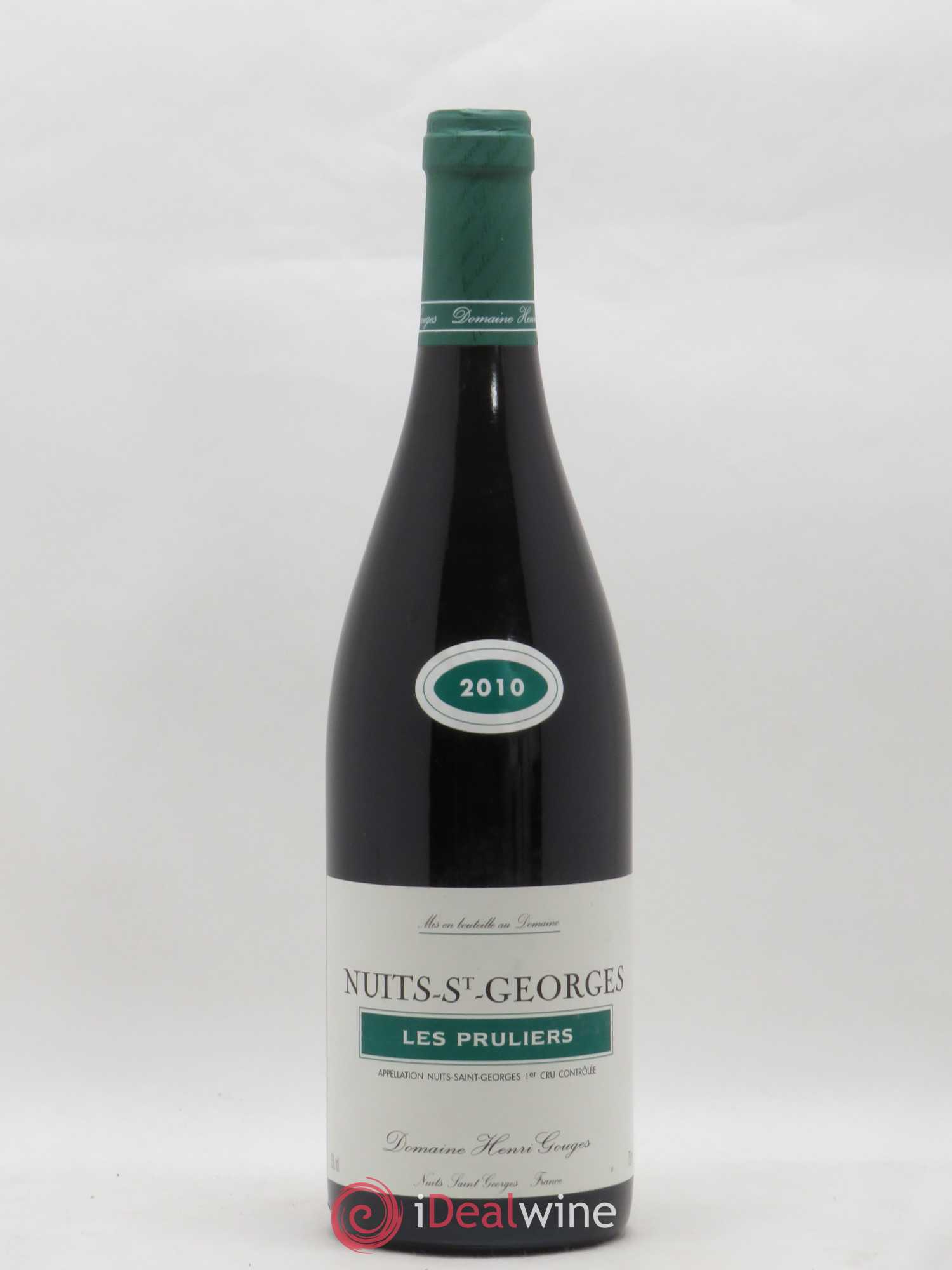 Nuits-Saint-Georges 1er Cru Les Pruliers Henri Gouges 2010 - Lot de 1 bouteille - 0
