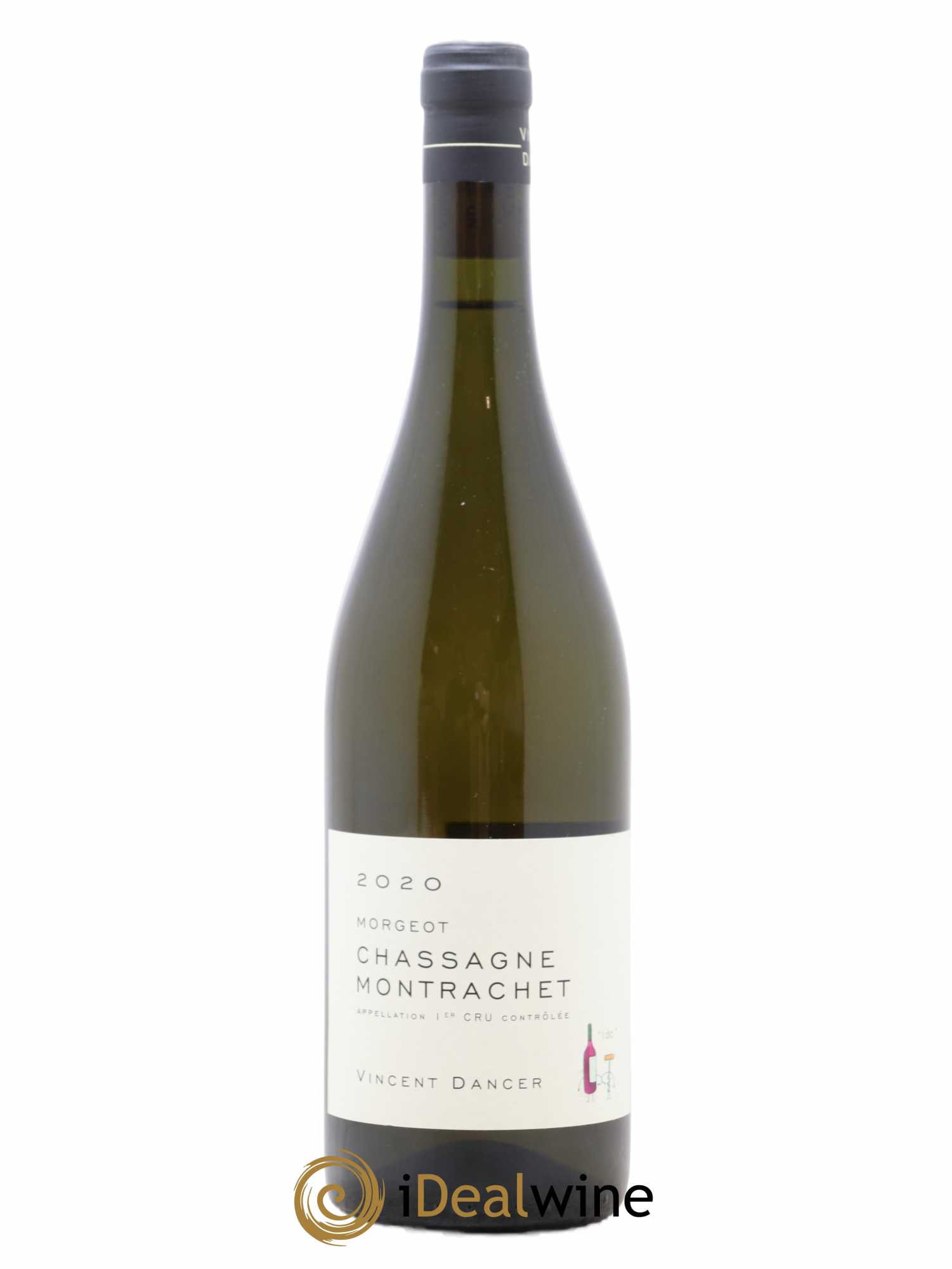 Chassagne-Montrachet 1er Cru Morgeot Vincent Dancer 2020 - Lot de 1 bouteille - 0