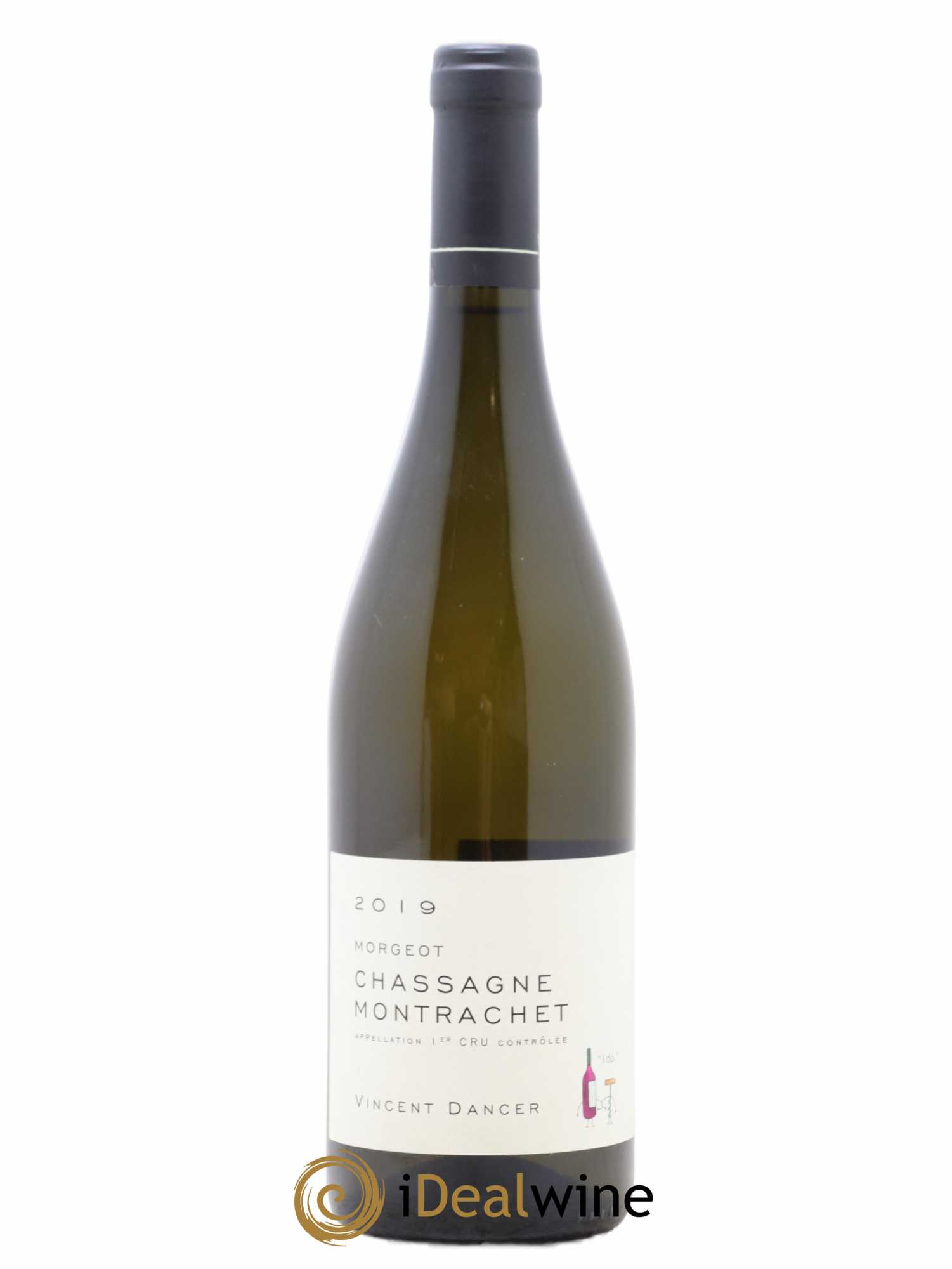 Chassagne-Montrachet 1er Cru Morgeot Vincent Dancer 2019 - Lot de 1 bouteille - 0