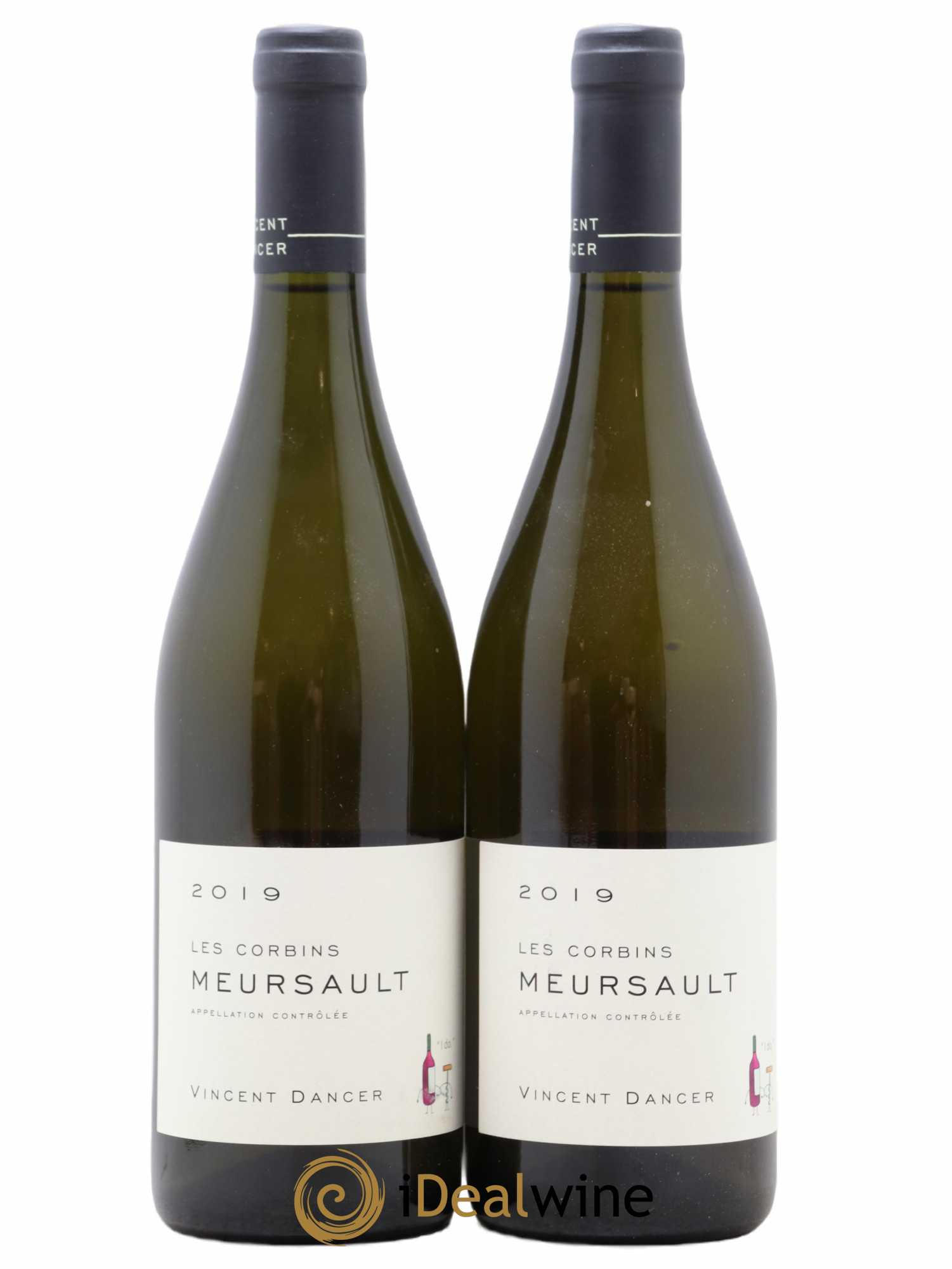 Meursault Les Corbins Vincent Dancer 2019 - Lot de 2 bouteilles - 0