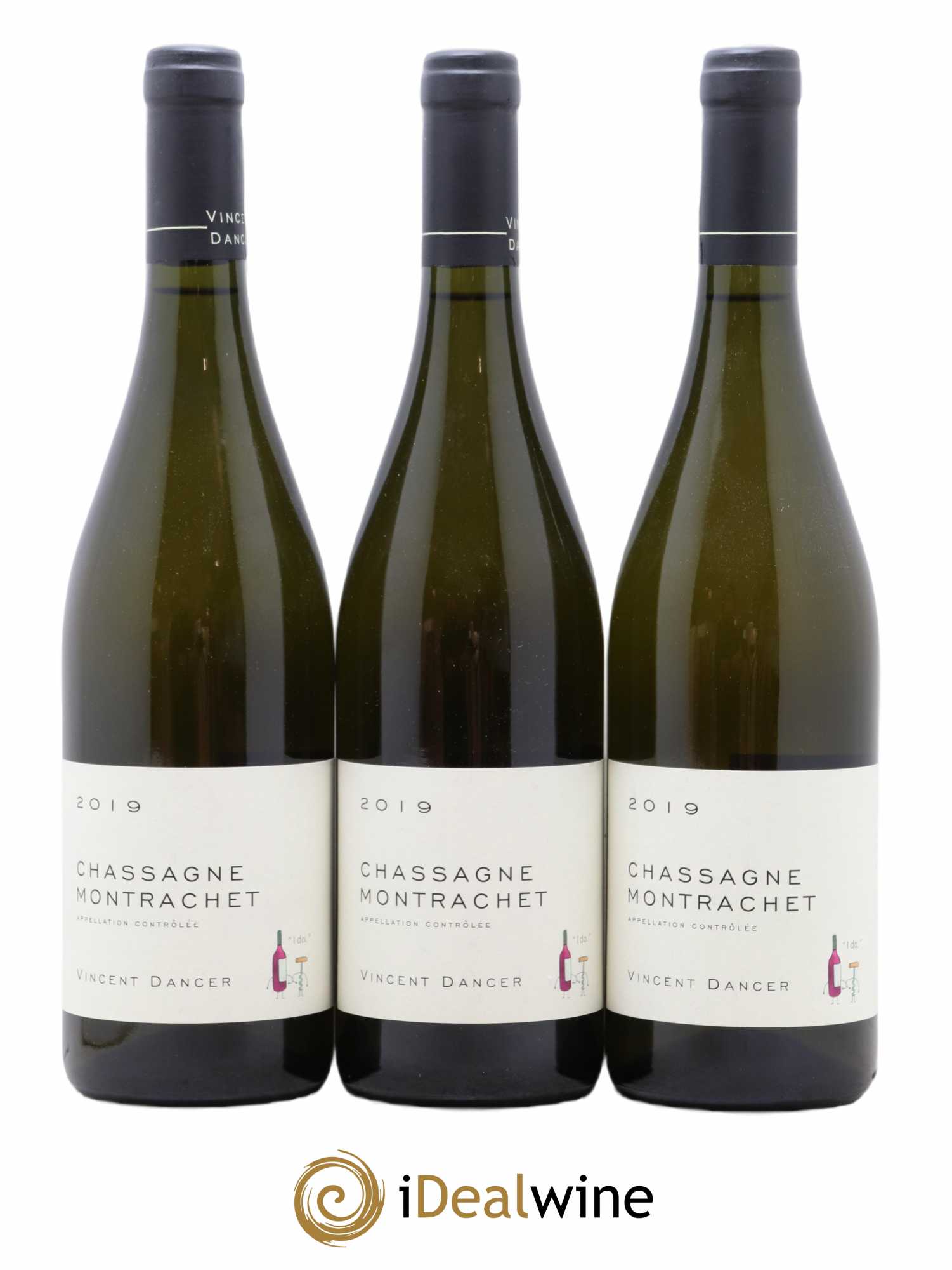 Chassagne-Montrachet Vincent Dancer 2019 - Lot de 3 bouteilles - 0
