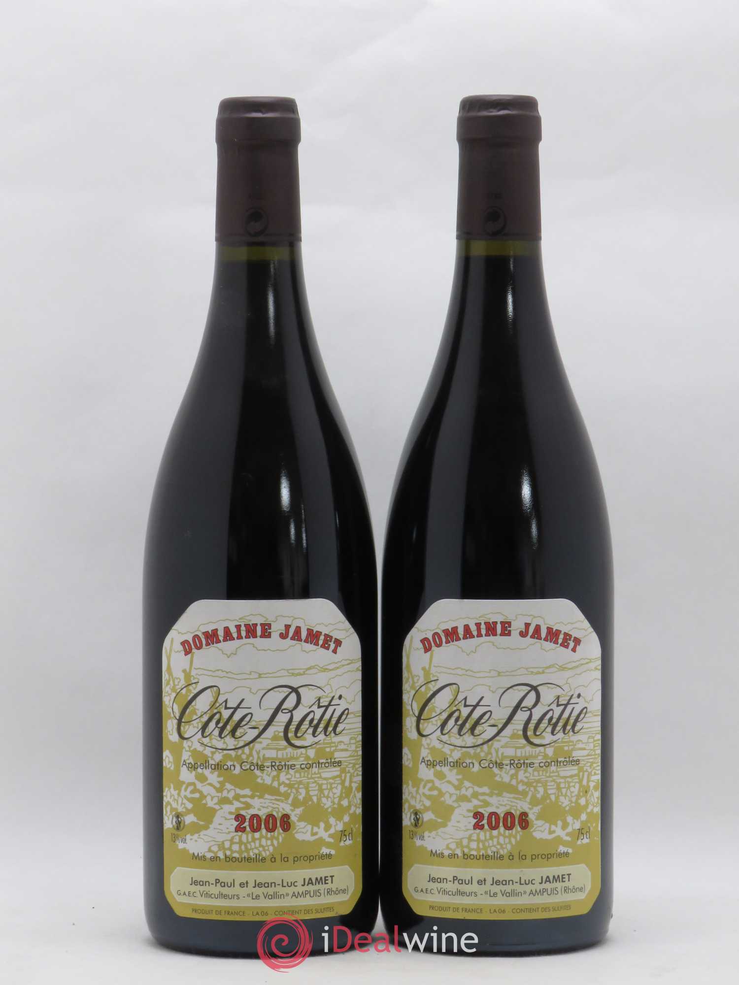 Côte-Rôtie Jamet (Domaine) 2006 - Lot de 2 bouteilles - 0