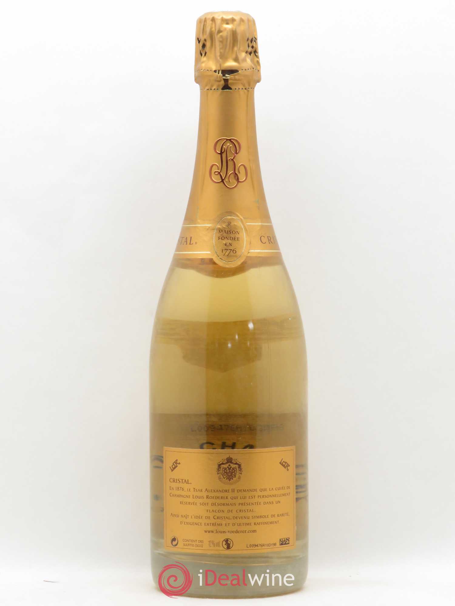 Cristal Louis Roederer 2005 - Lot de 1 bouteille - 1