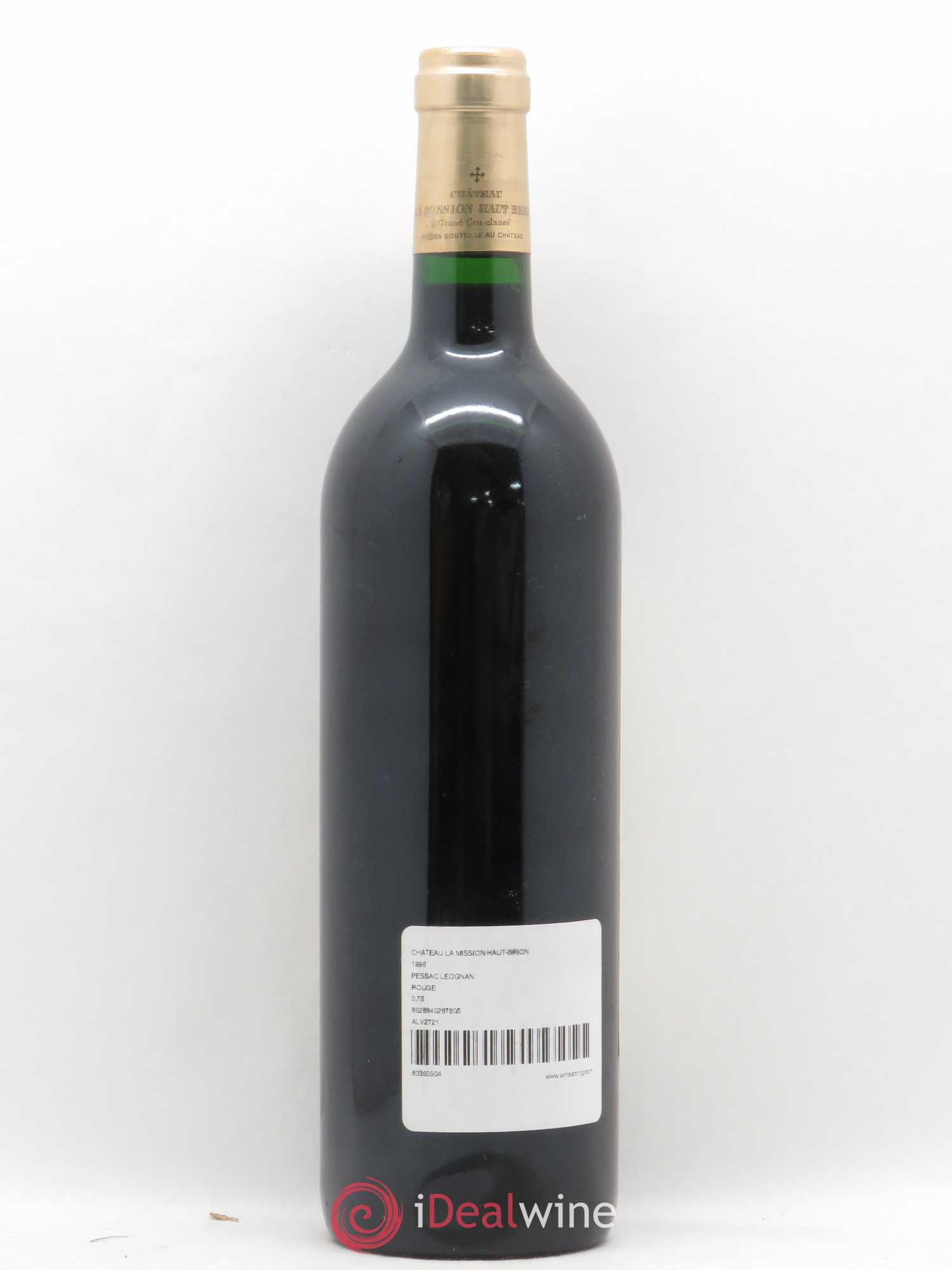 Château la Mission Haut-Brion Cru Classé de Graves 1996 - Lot de 1 bouteille - 1