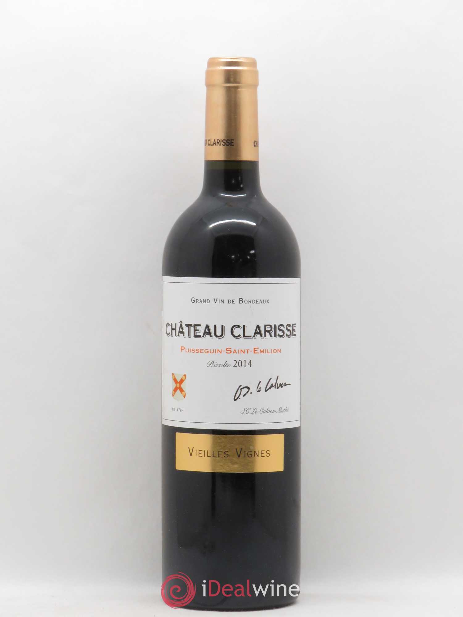 Château Clarisse Vieilles vignes 2014 - Lot de 1 bouteille - 0