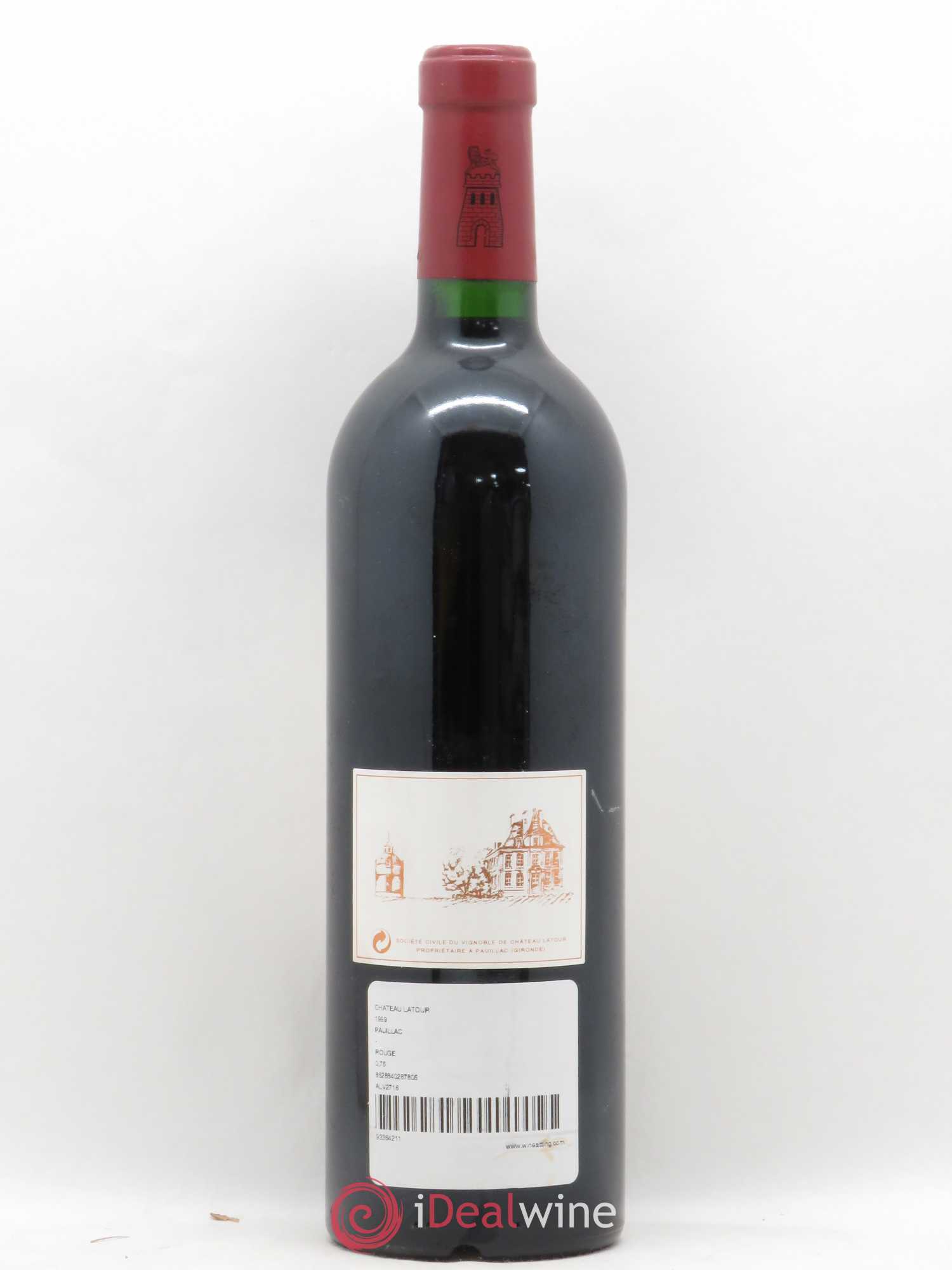 Château Latour 1er Grand Cru Classé 1999 - Lot de 1 bouteille - 1