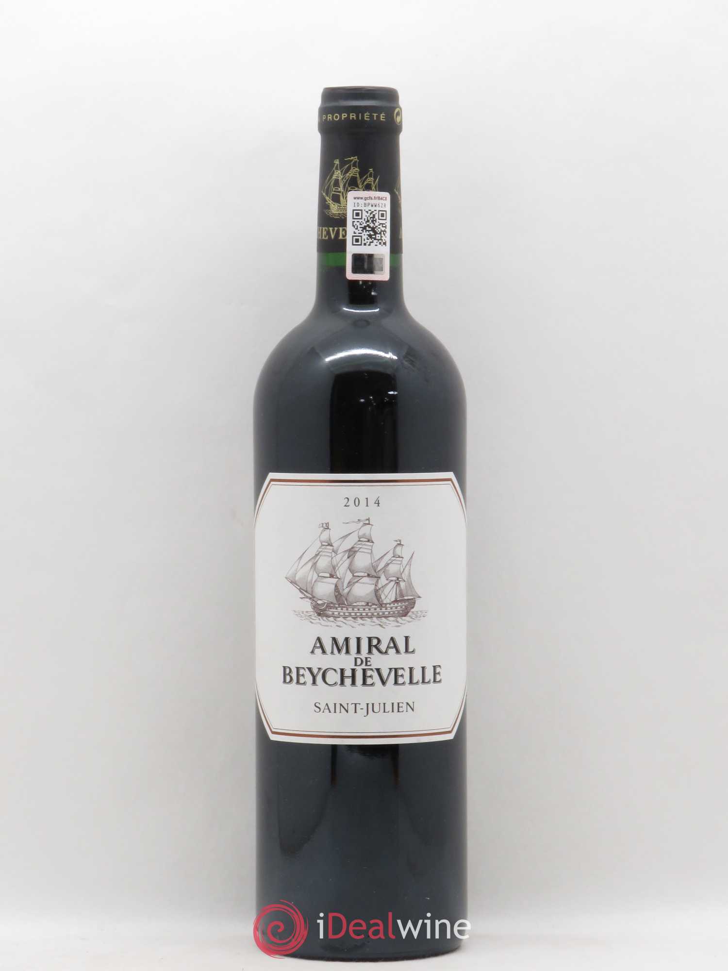 Amiral de Beychevelle Second Vin 2014 - Lot de 1 bouteille - 0