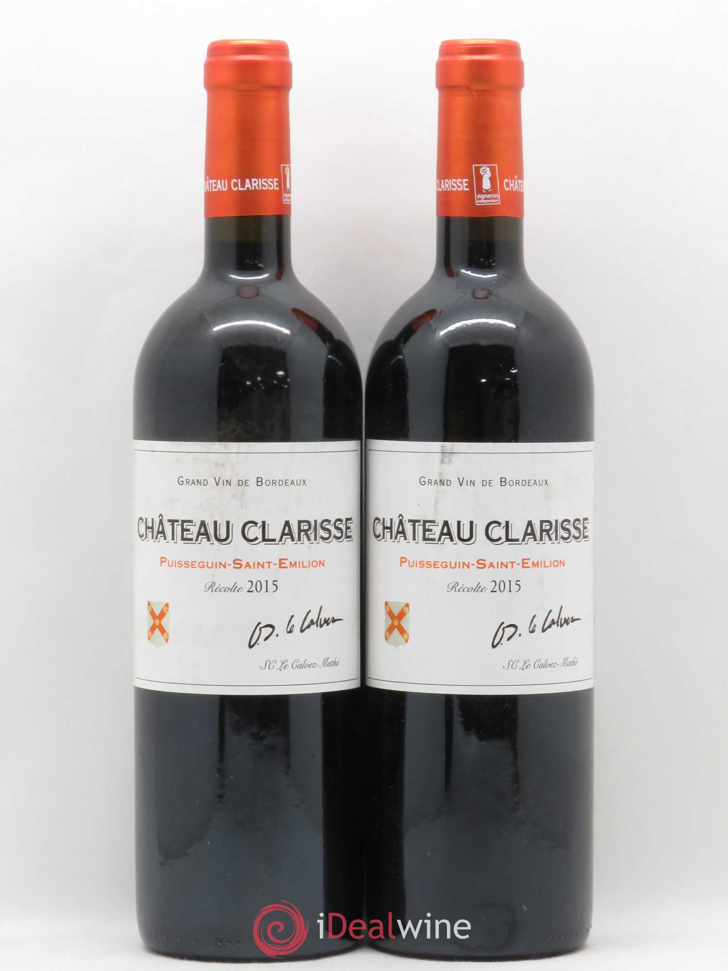 Château Clarisse 2015 - Lot de 2 bouteilles - 0