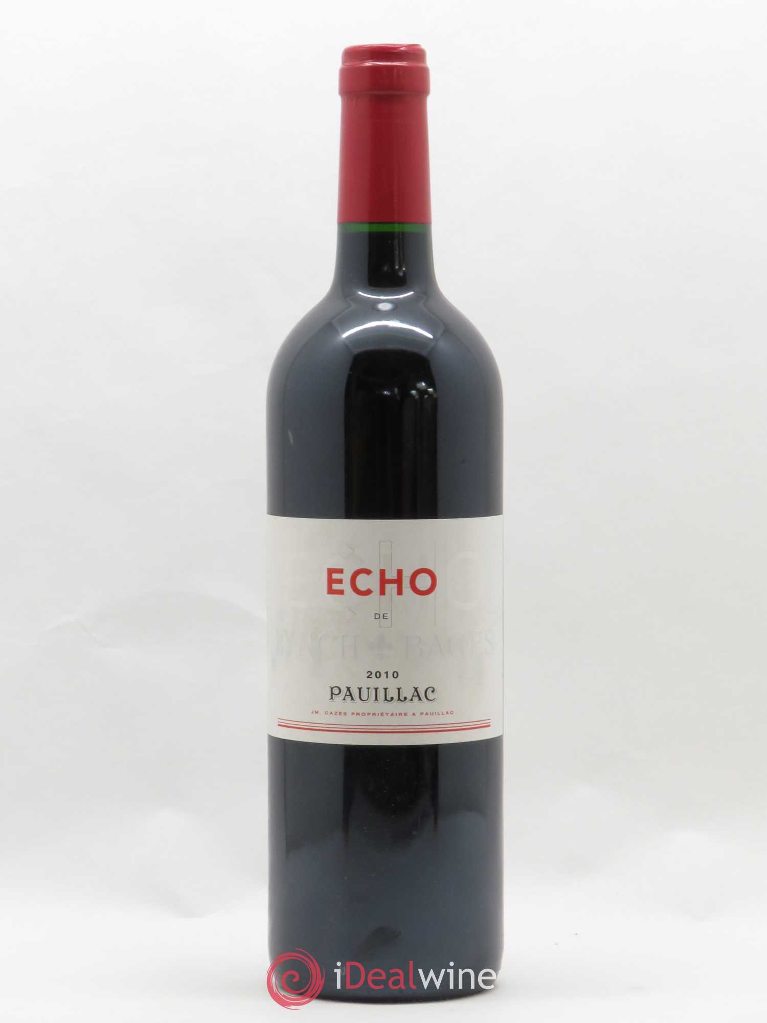 Echo de Lynch Bages Second Vin 2010 - Lot de 1 bouteille - 0