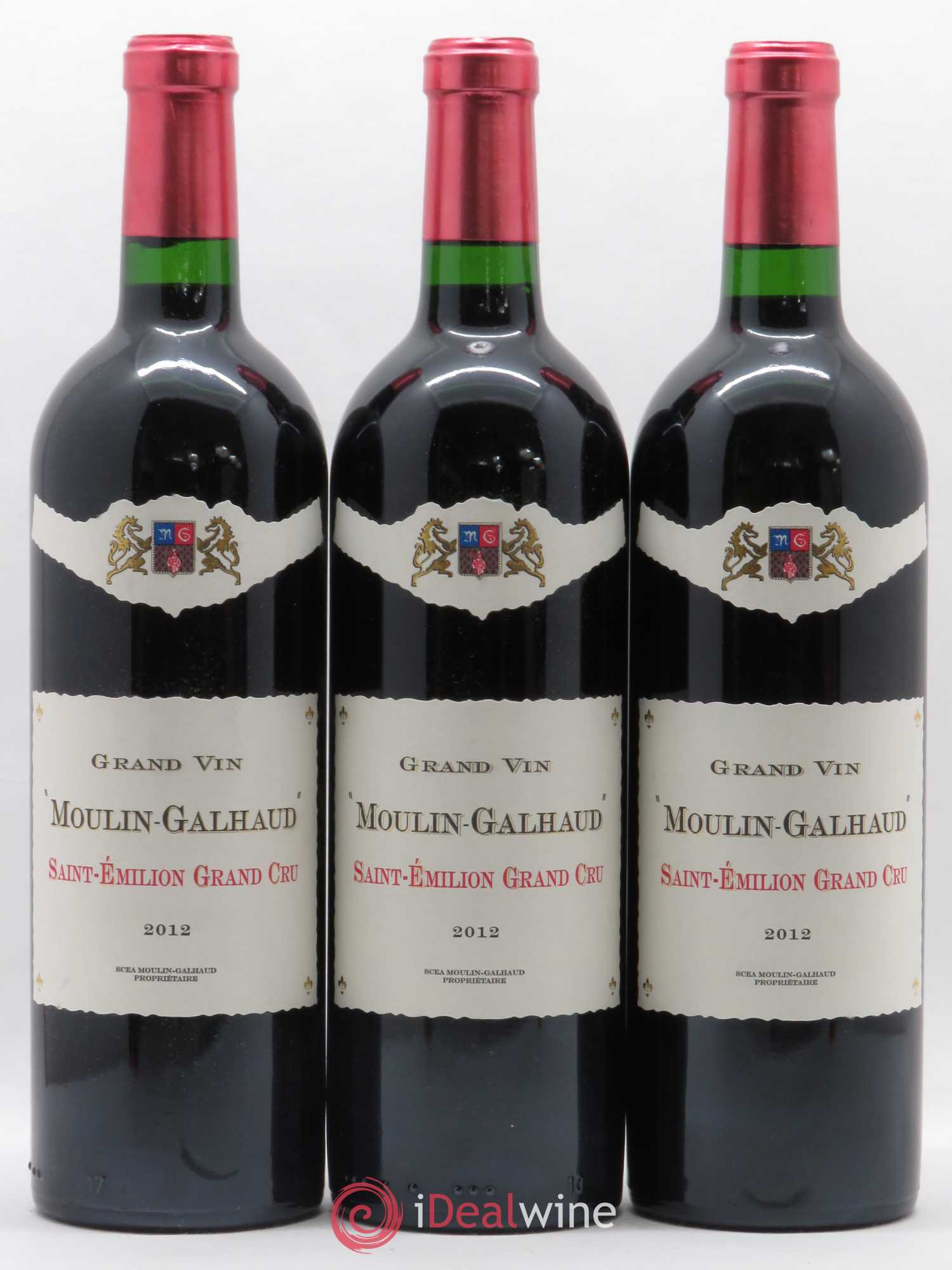 Saint-Émilion Grand cru Maison Galhaud Chateau Moulin Galhaud 2012 - Lot of 12 bottles - 1