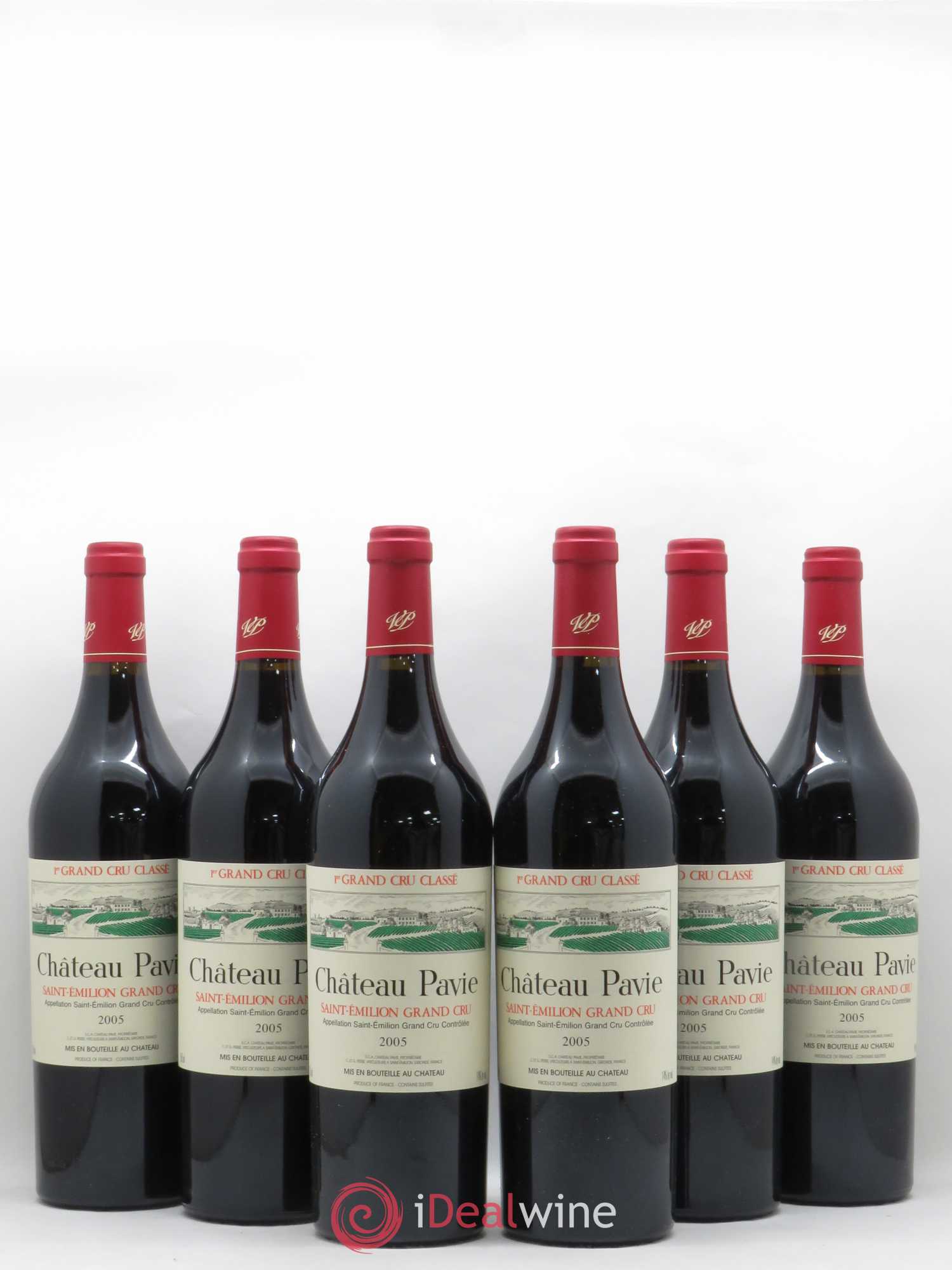 Château Pavie 1er Grand Cru Classé A 2005 - Lot de 6 bouteilles - 0