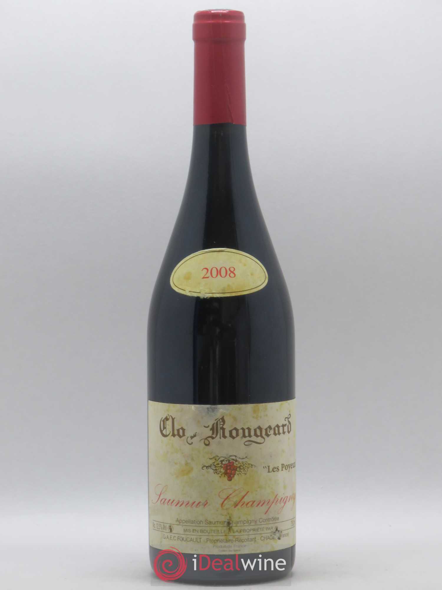 Saumur-Champigny Les Poyeux Clos Rougeard 2008 - Lot de 1 bouteille - 0