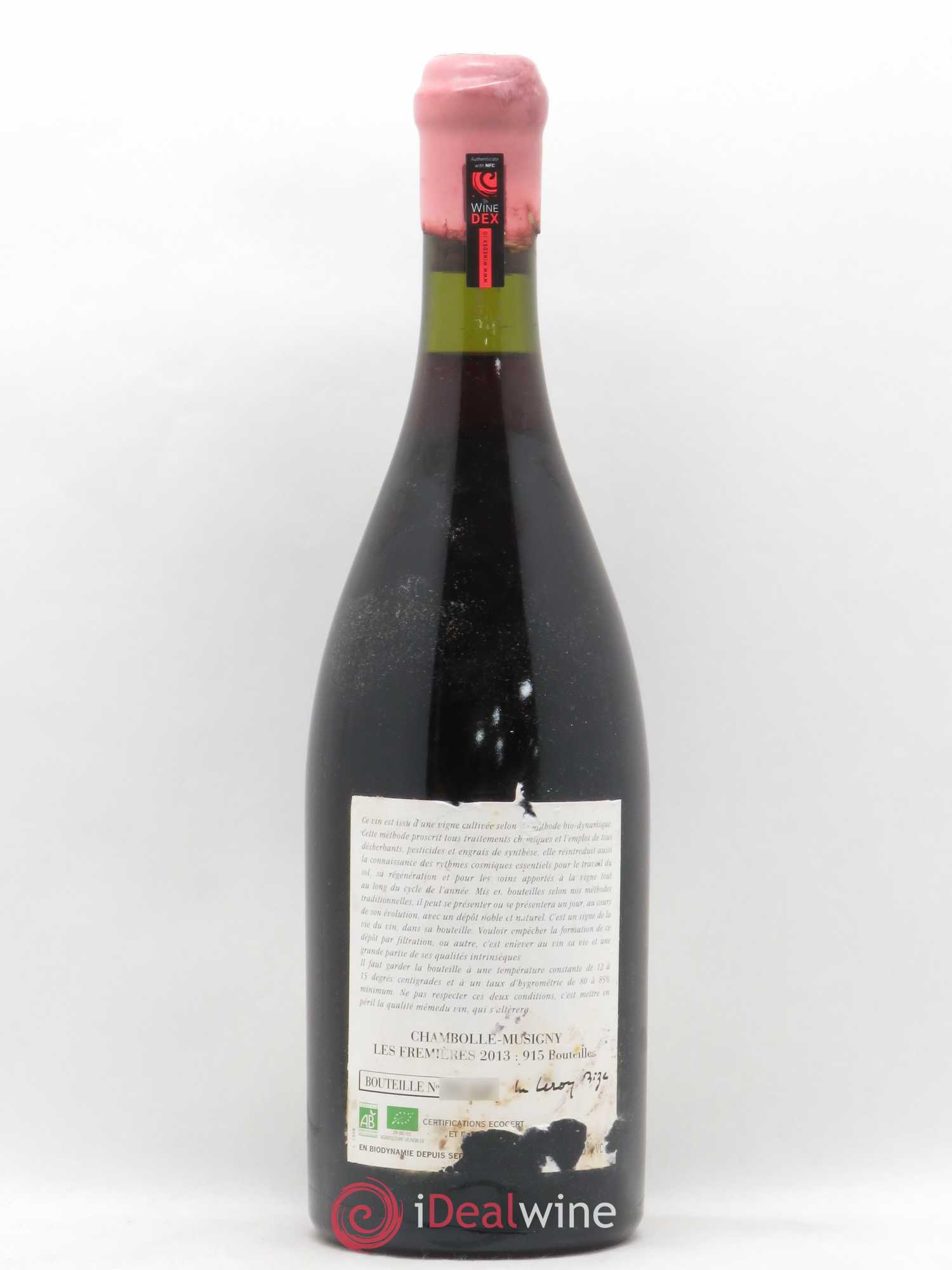 Chambolle-Musigny Les Fremières Leroy (Domaine) 2013 - Lot de 1 bouteille - 1