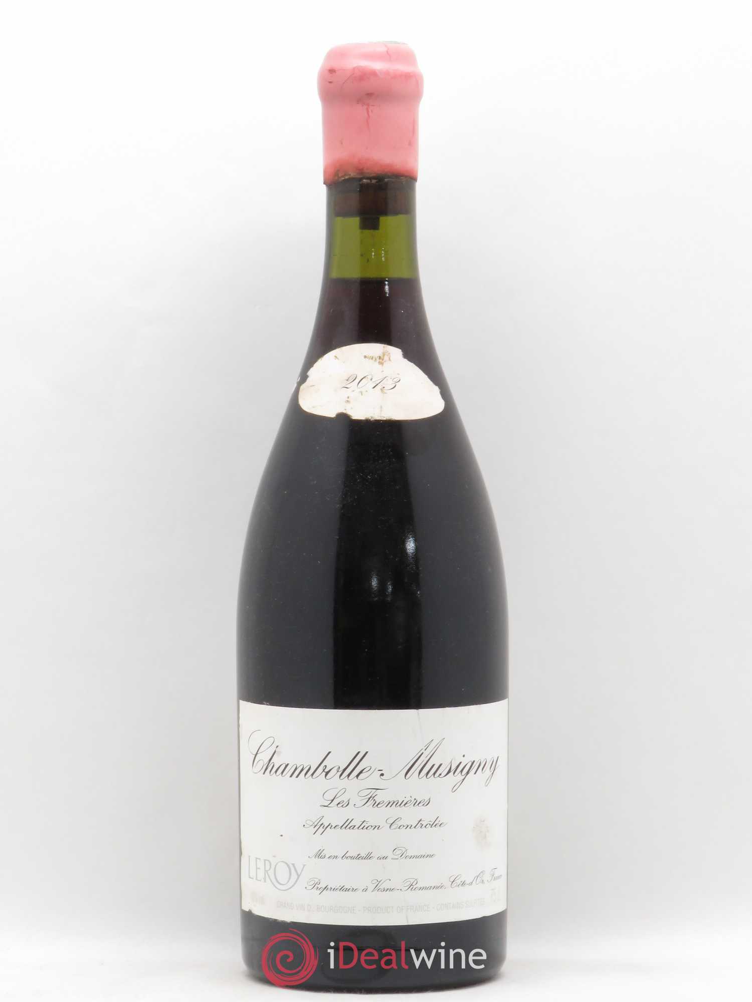 Chambolle-Musigny Les Fremières Leroy (Domaine) 2013 - Lot de 1 bouteille - 0
