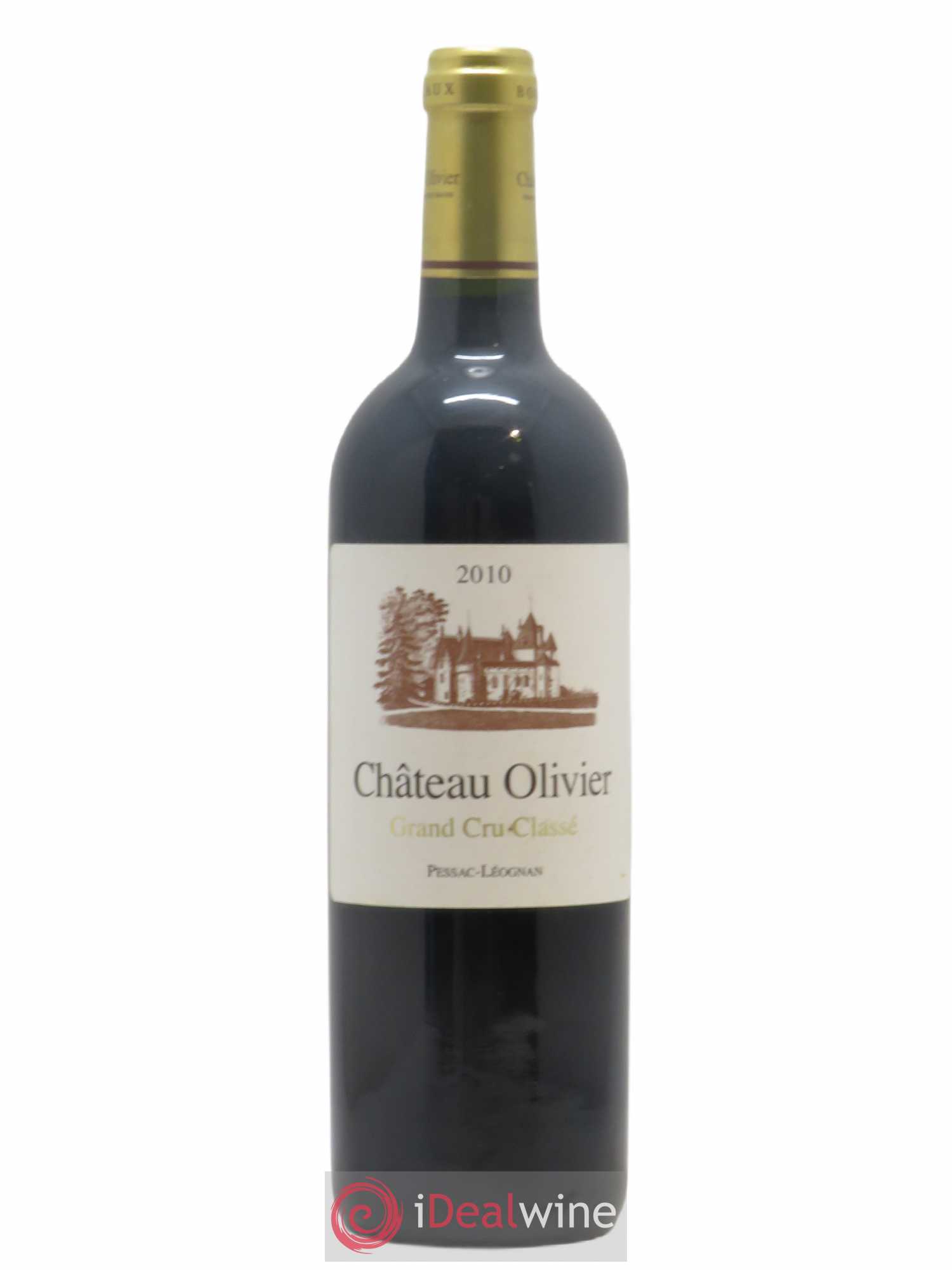 Château Olivier Cru Classé de Graves 2010 - Lot de 1 bouteille - 0