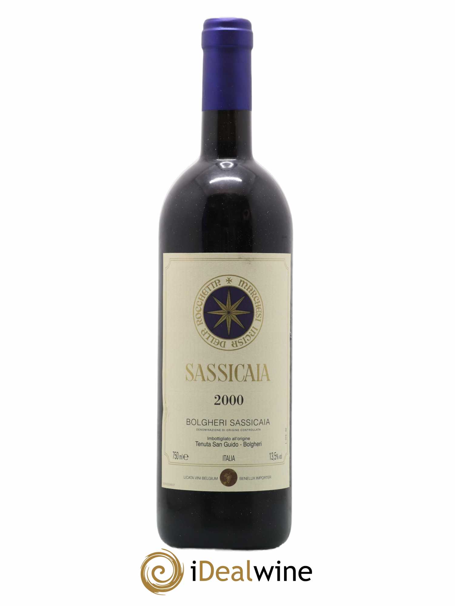 Bolgheri DOC Sassicaia Tenuta San Guido 2000 - Lot de 1 bouteille - 0