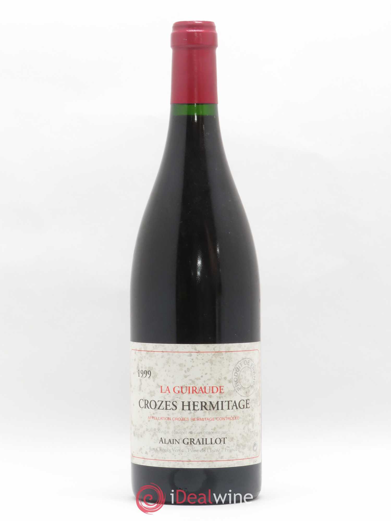 Crozes-Hermitage La Guiraude Domaine Graillot 1999 - Lot de 1 bouteille - 0