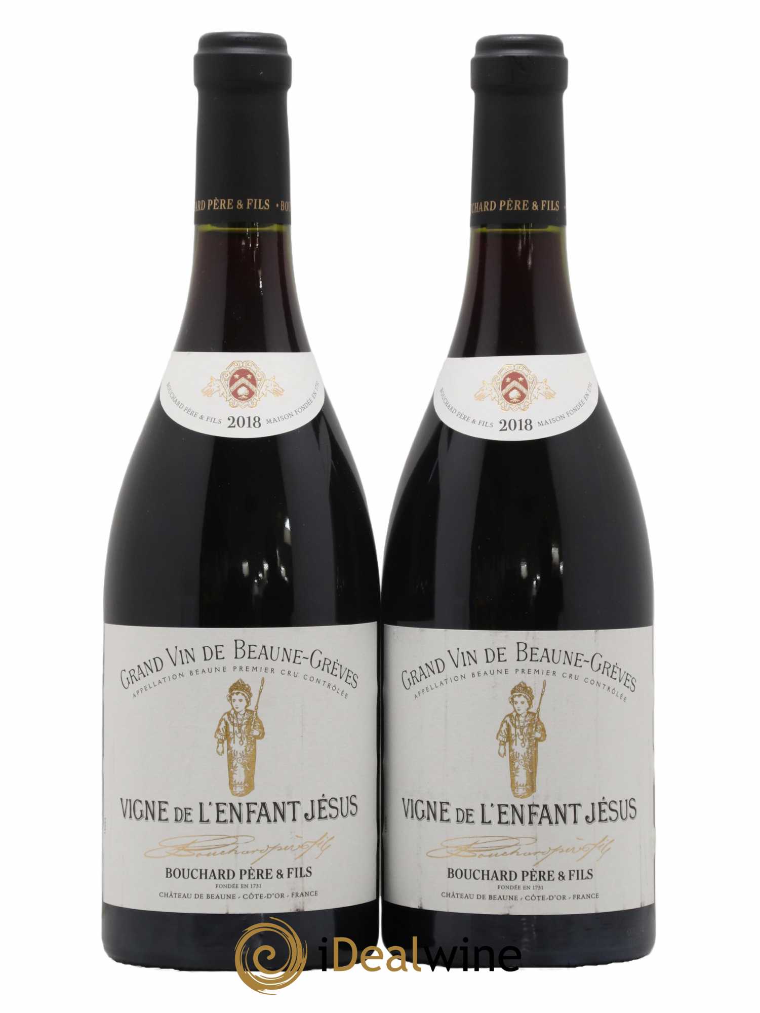 Beaune 1er Cru Grèves - Vigne de l'Enfant Jésus Bouchard Père & Fils 2018 - Lot de 2 bouteilles - 0