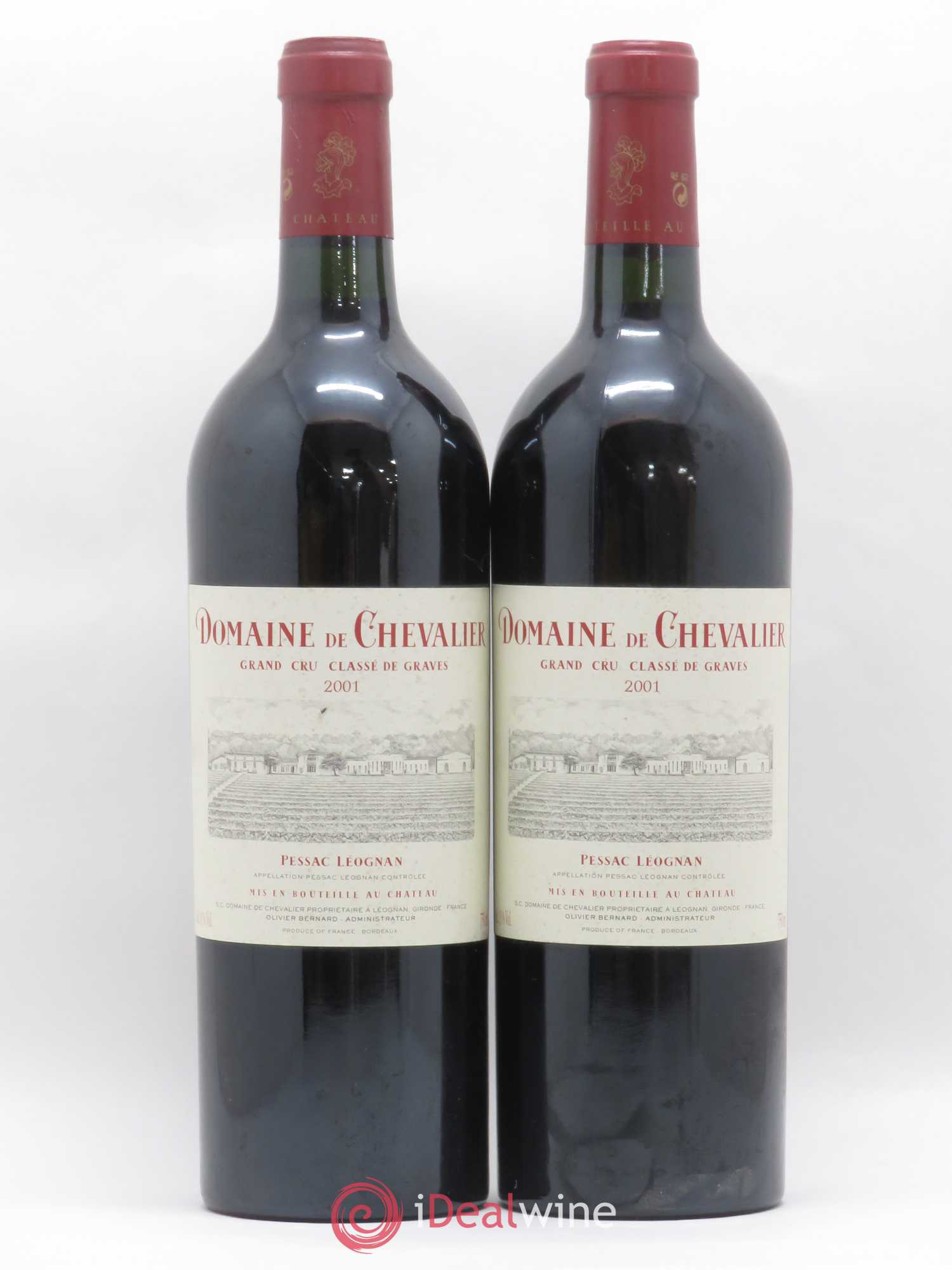 Domaine de Chevalier Cru Classé de Graves 2001 - Lot de 2 bouteilles - 0