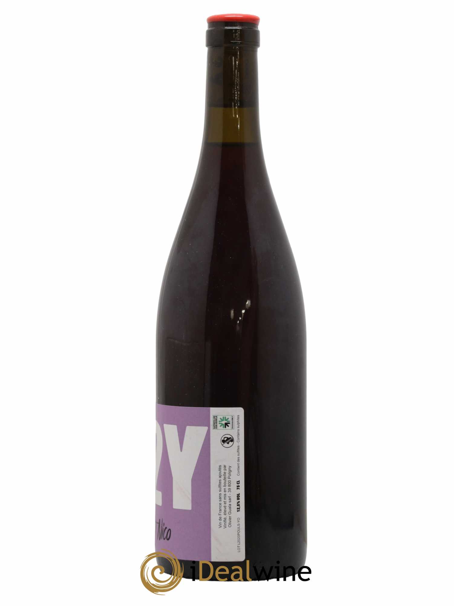 Vin de France O2Y le p'tit Nico Poulsard 2020 - Lot de 1 bouteille - 1