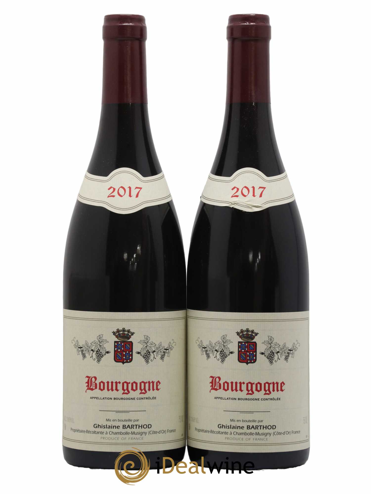 Bourgogne Ghislaine Barthod 2017 - Lot de 2 bouteilles - 0