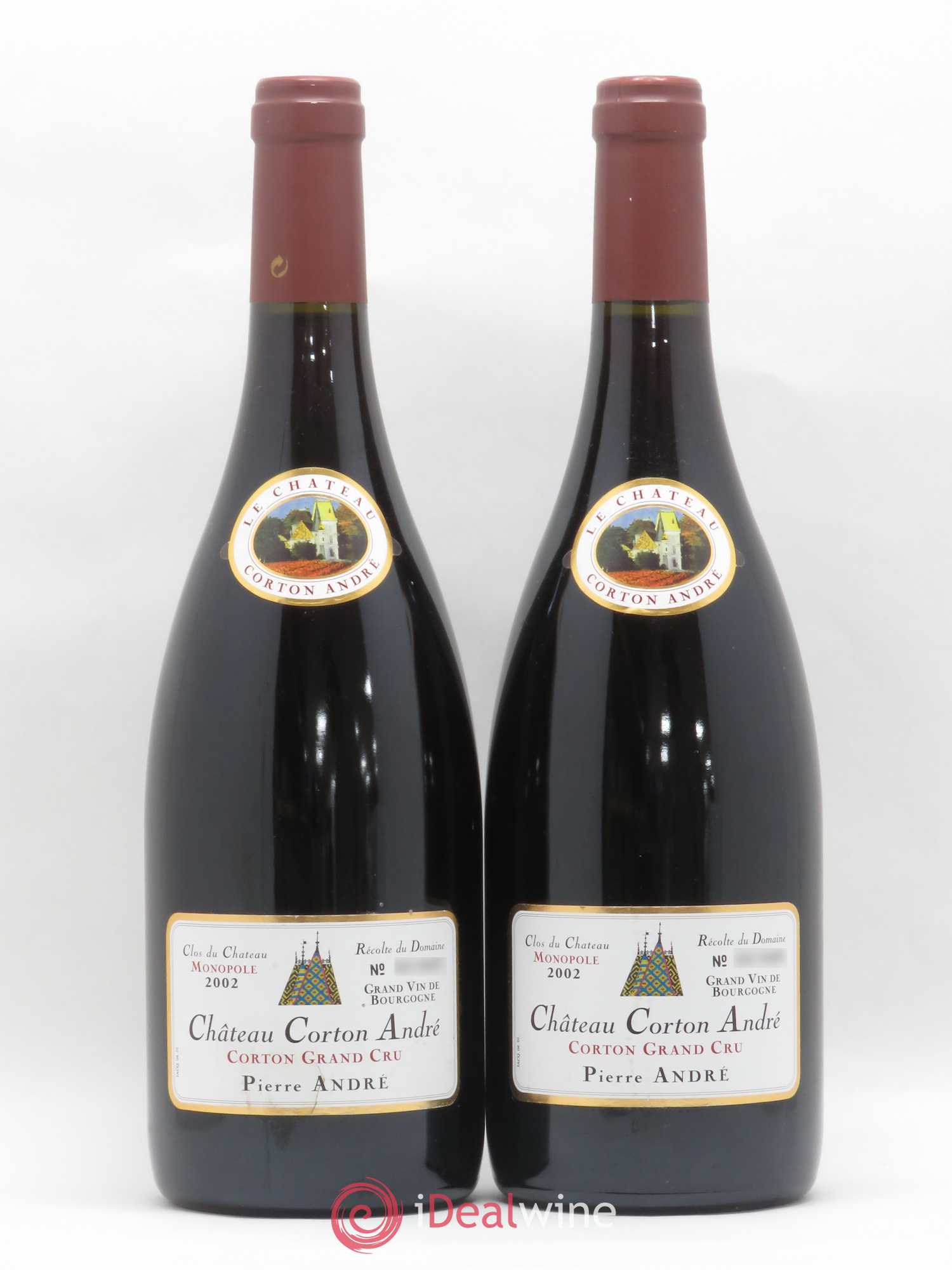 Corton Grand Cru Château Corton André 2002 - Posten von 2 Flaschen - 0