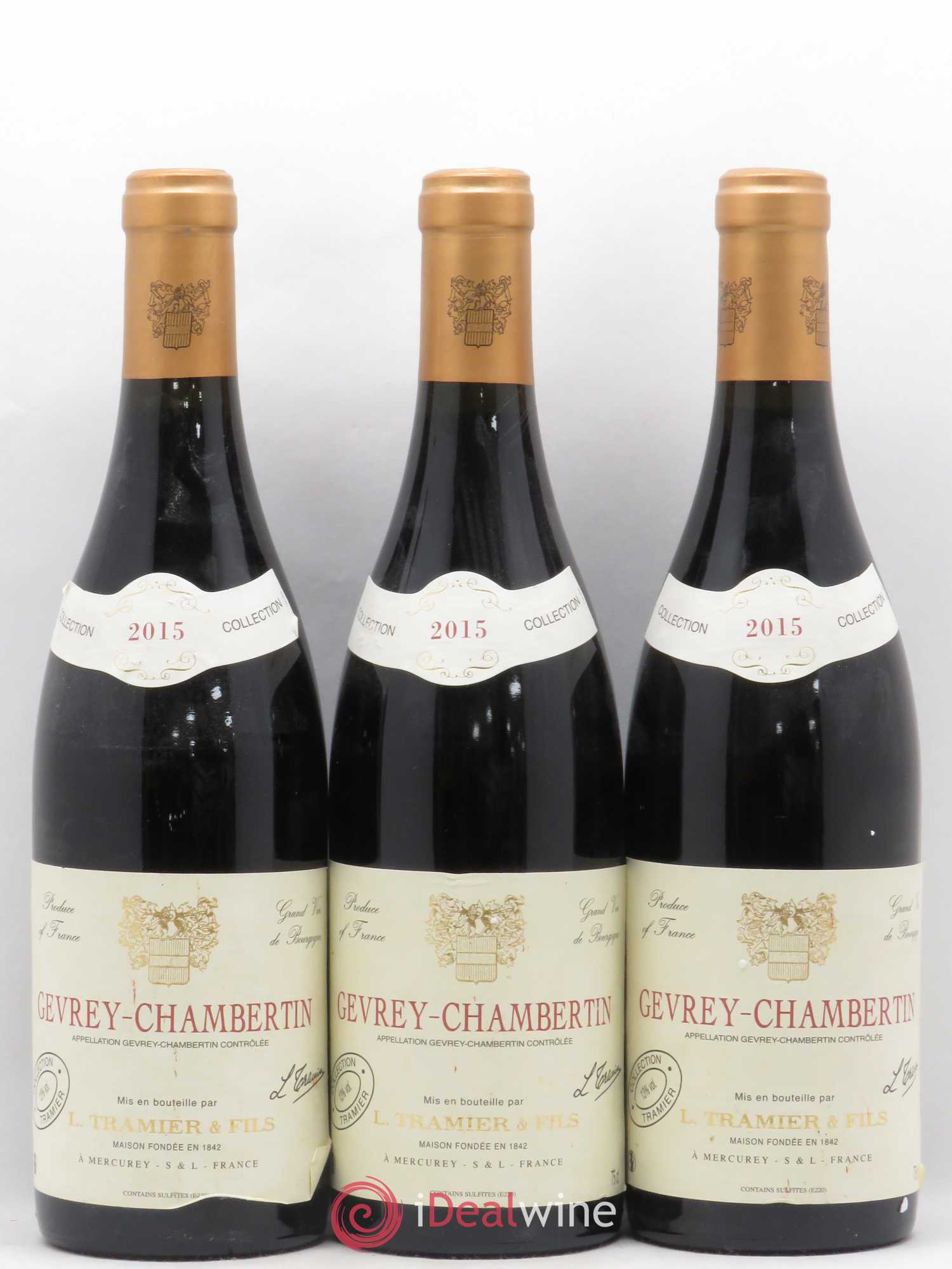 Gevrey-Chambertin Domaine Tramier 2015 - Posten von 3 Flaschen - 0