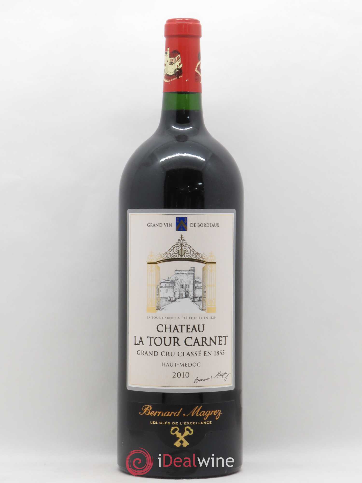 Château la Tour Carnet 4ème Grand Cru Classé 2010 - Lot de 1 magnum - 0