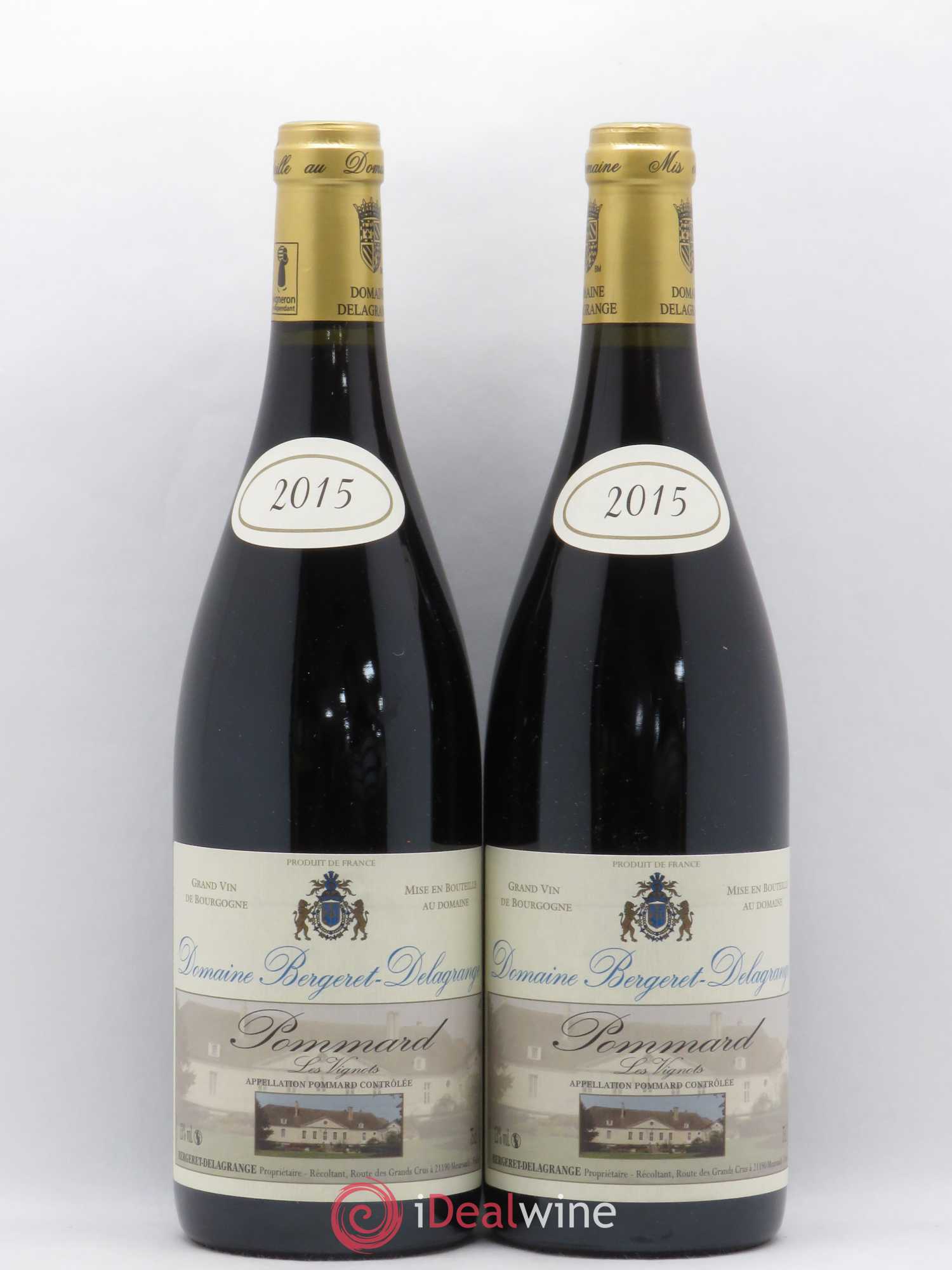 Pommard Les Vignots Bergeret Delagrande 2015 - Posten von 2 Flaschen - 0