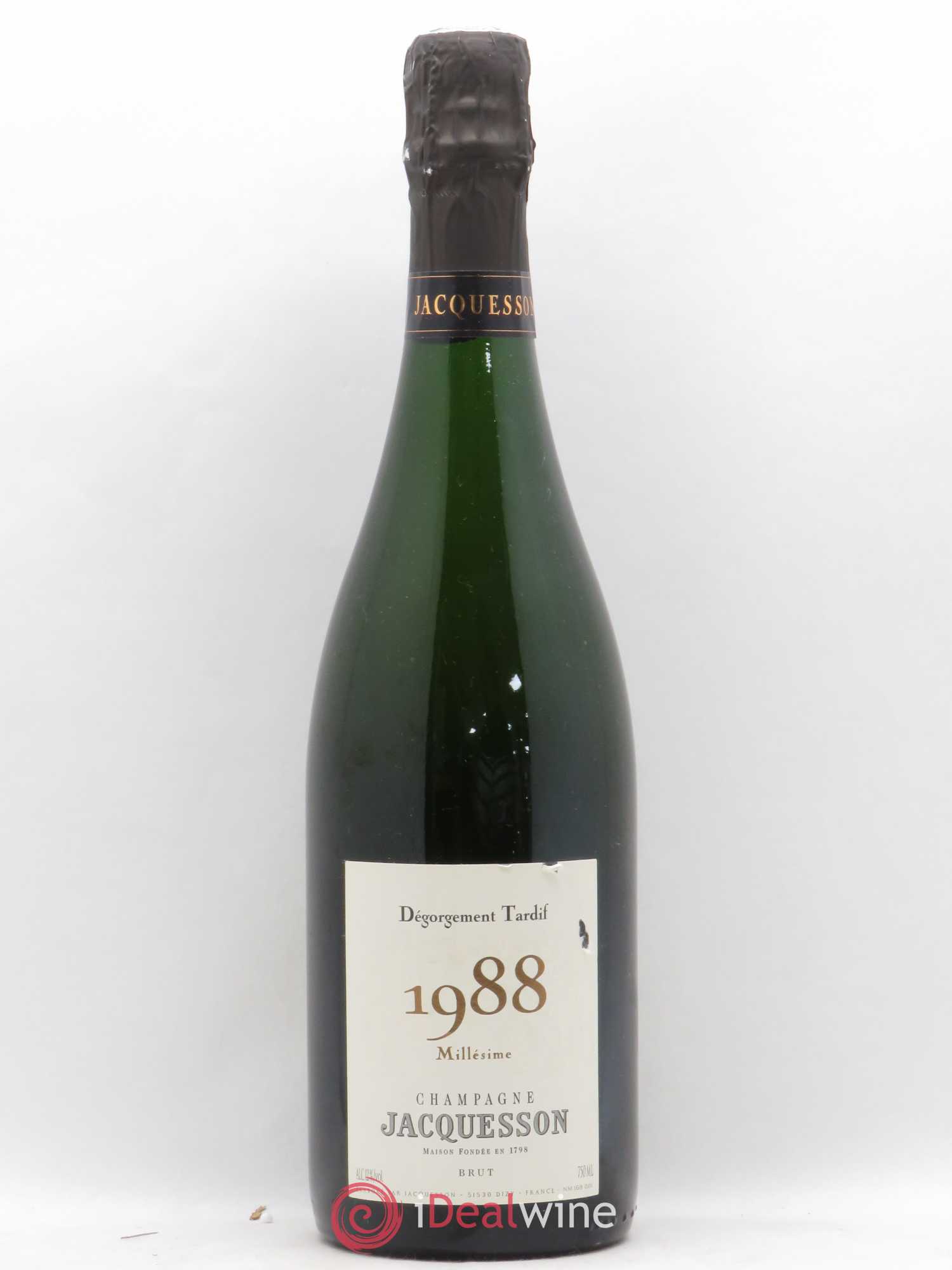Dégorgement Tardif Jacquesson brut 1988 - Lot de 1 bouteille - 0