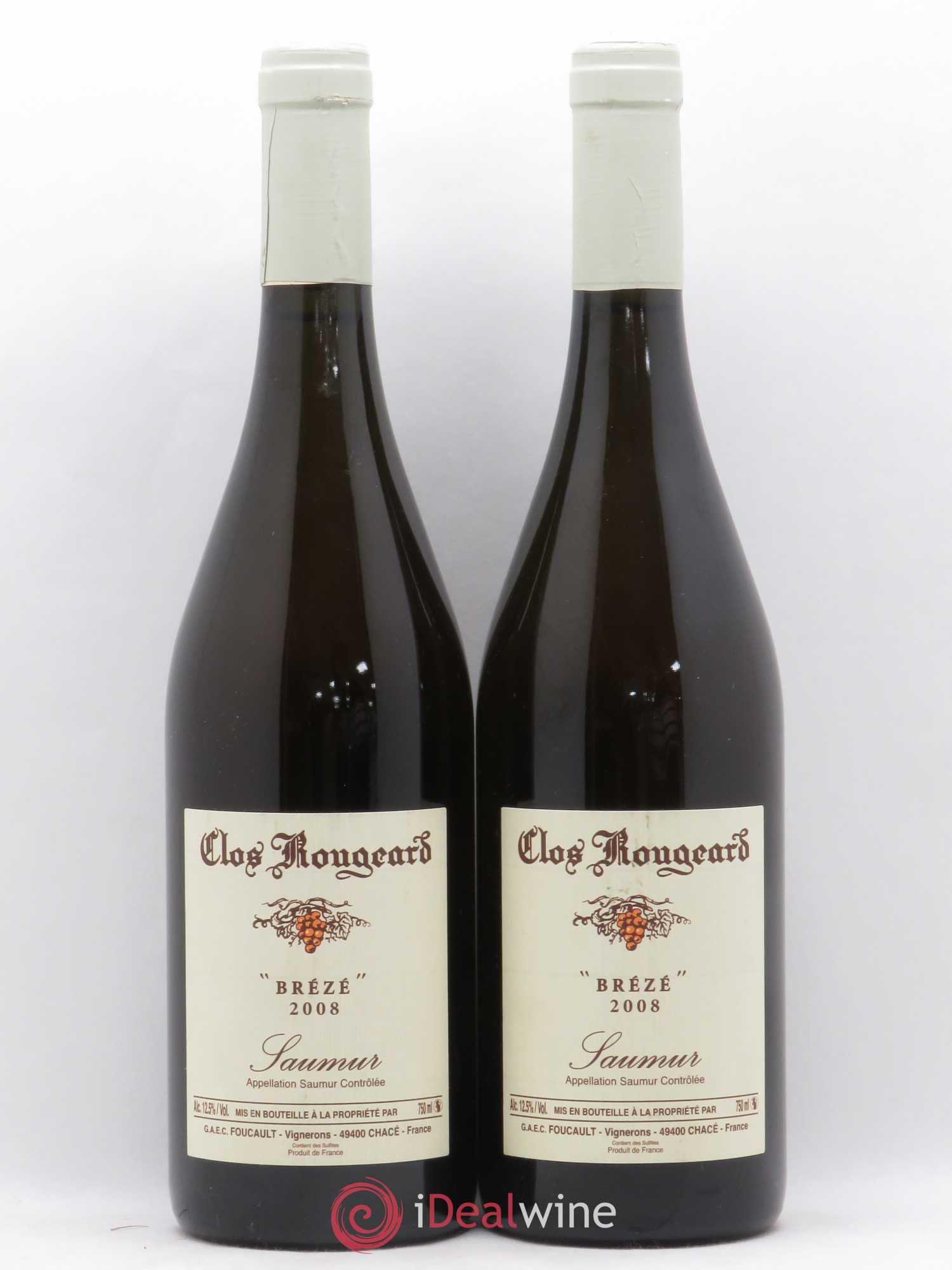 Saumur Brézé Clos Rougeard 2008 - Posten von 2 Flaschen - 0