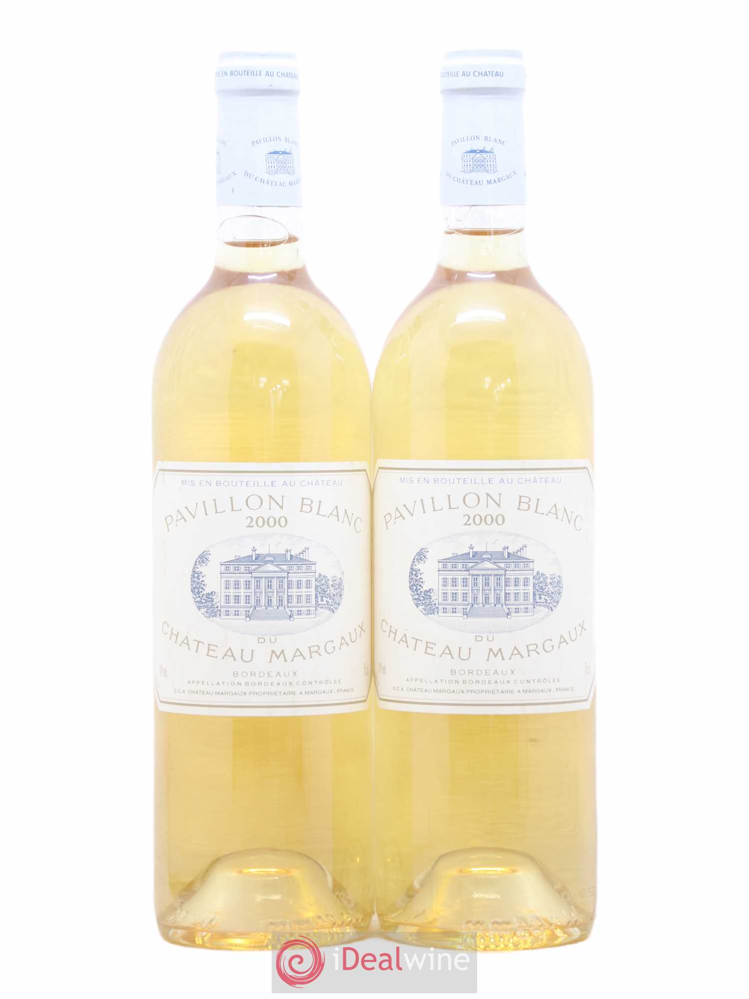 Pavillon Blanc du Château Margaux 2000 - Lot de 2 bouteilles - 0