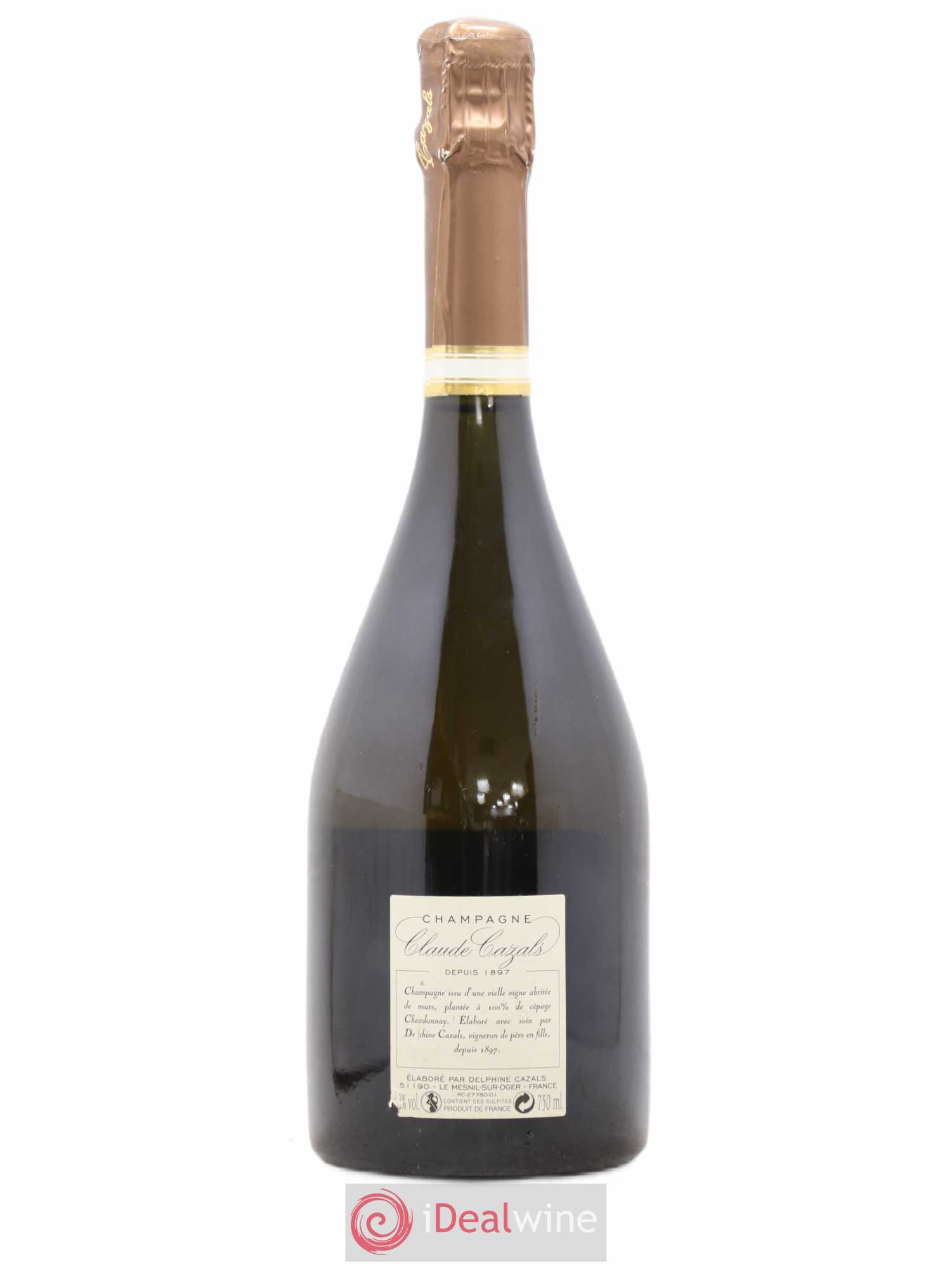 Champagne Brut Blanc de Blancs Clos Cazals 2000 - Posten von 1 Flasche - 1