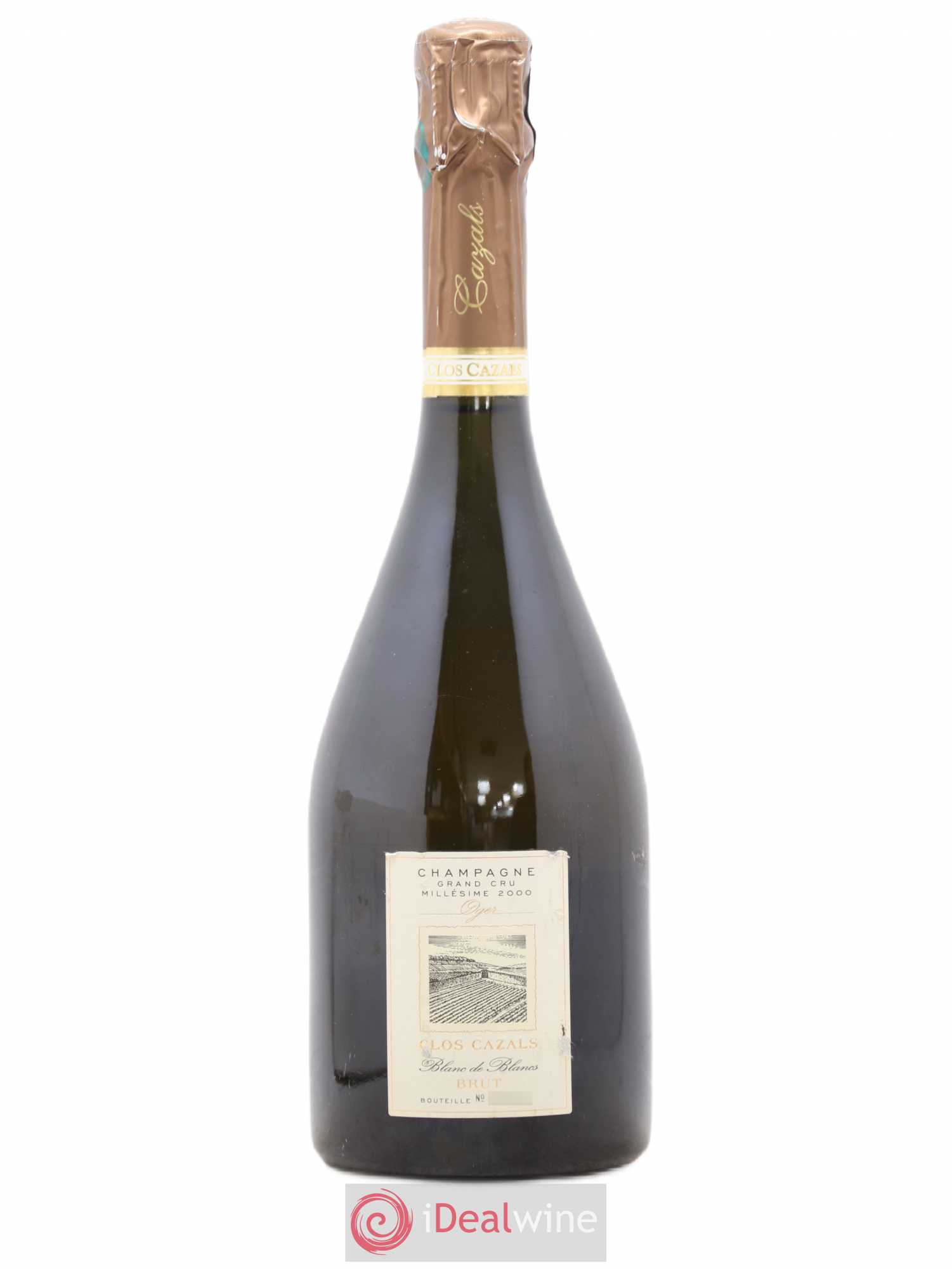Champagne Brut Blanc de Blancs Clos Cazals 2000 - Posten von 1 Flasche - 0