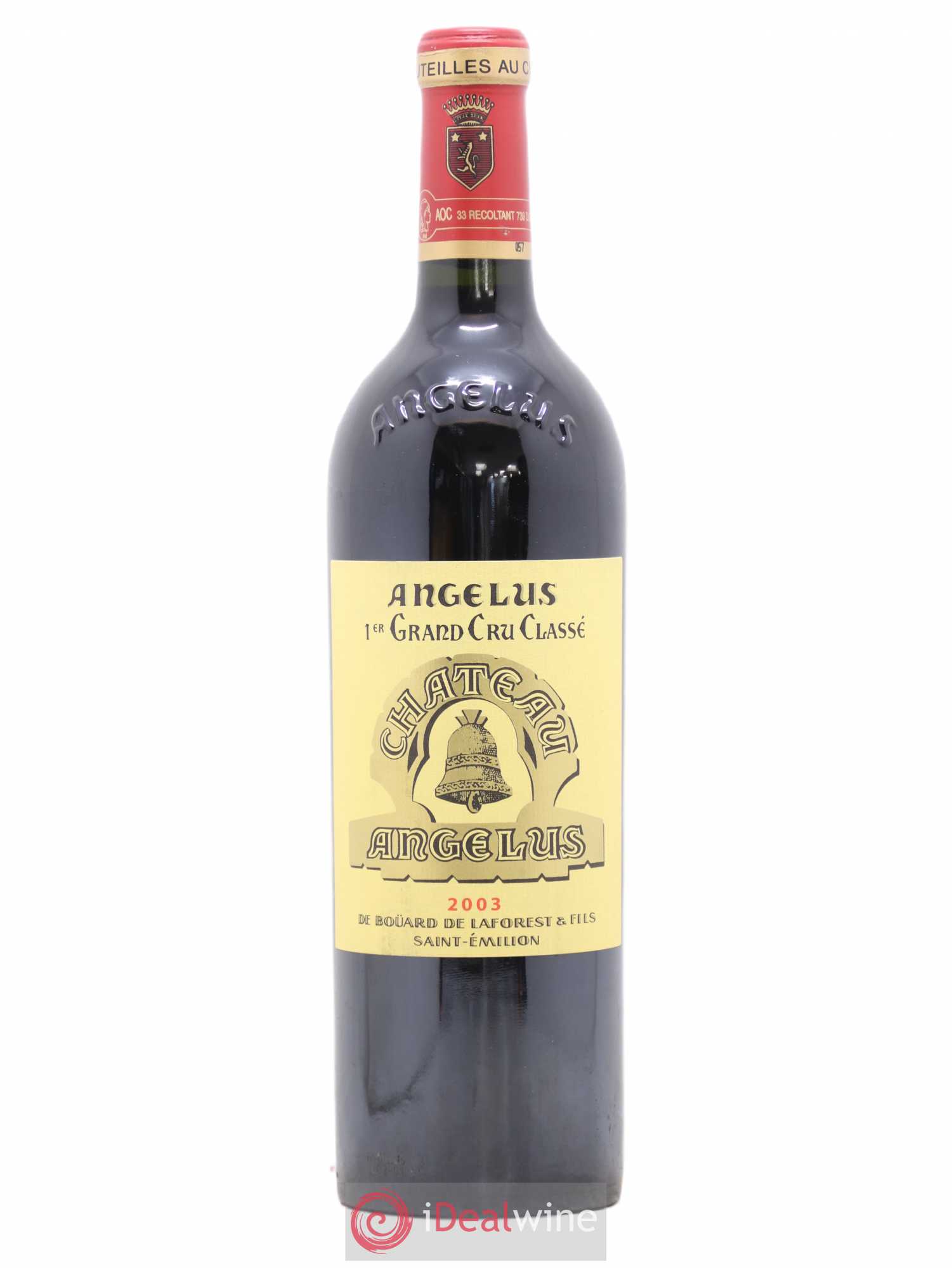 Château Angélus 1er Grand Cru Classé A 2003 - Lot de 1 bouteille - 0