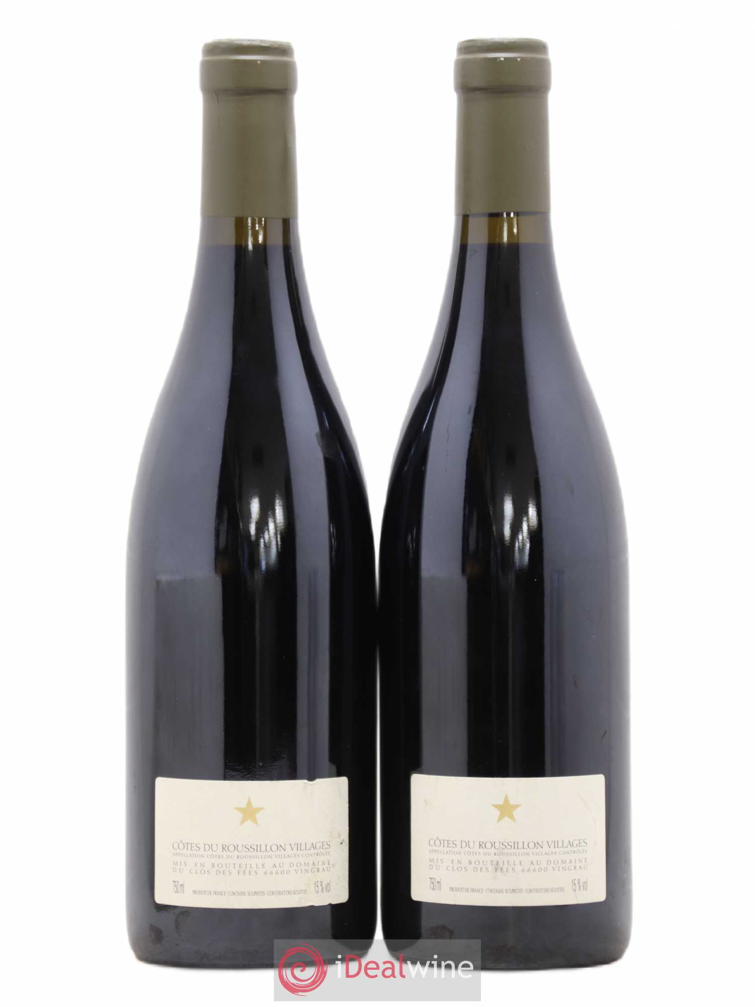 Côtes du Roussillon Villages Clos des Fées Hervé Bizeul 2005 - Lot de 2 bouteilles - 1