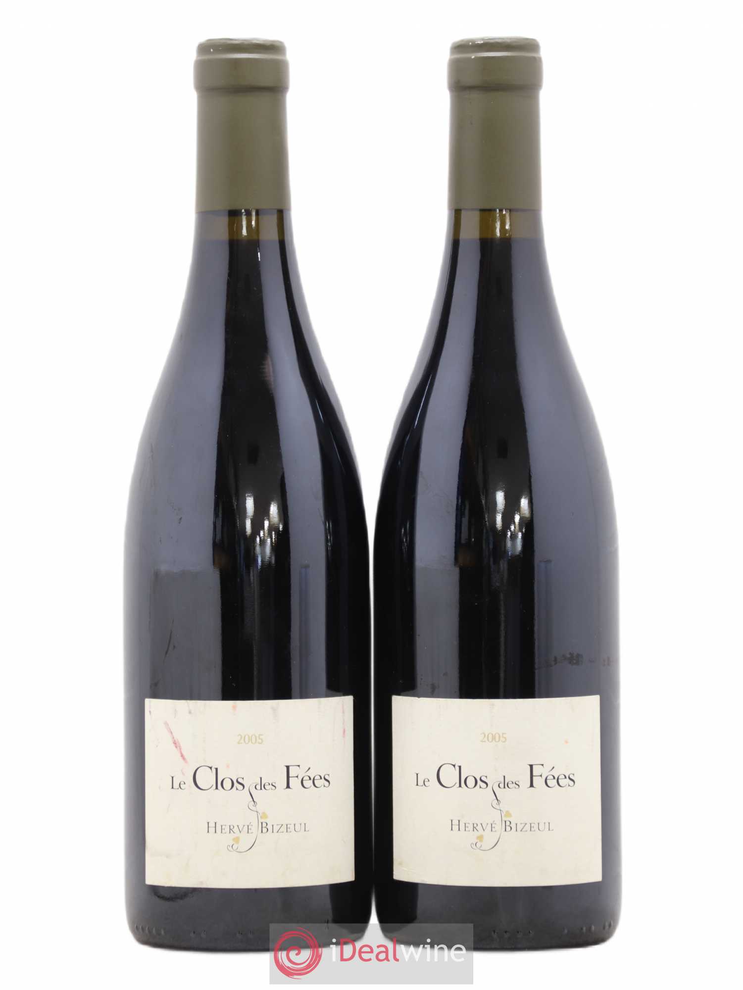 Côtes du Roussillon Villages Clos des Fées Hervé Bizeul 2005 - Lot de 2 bouteilles - 0