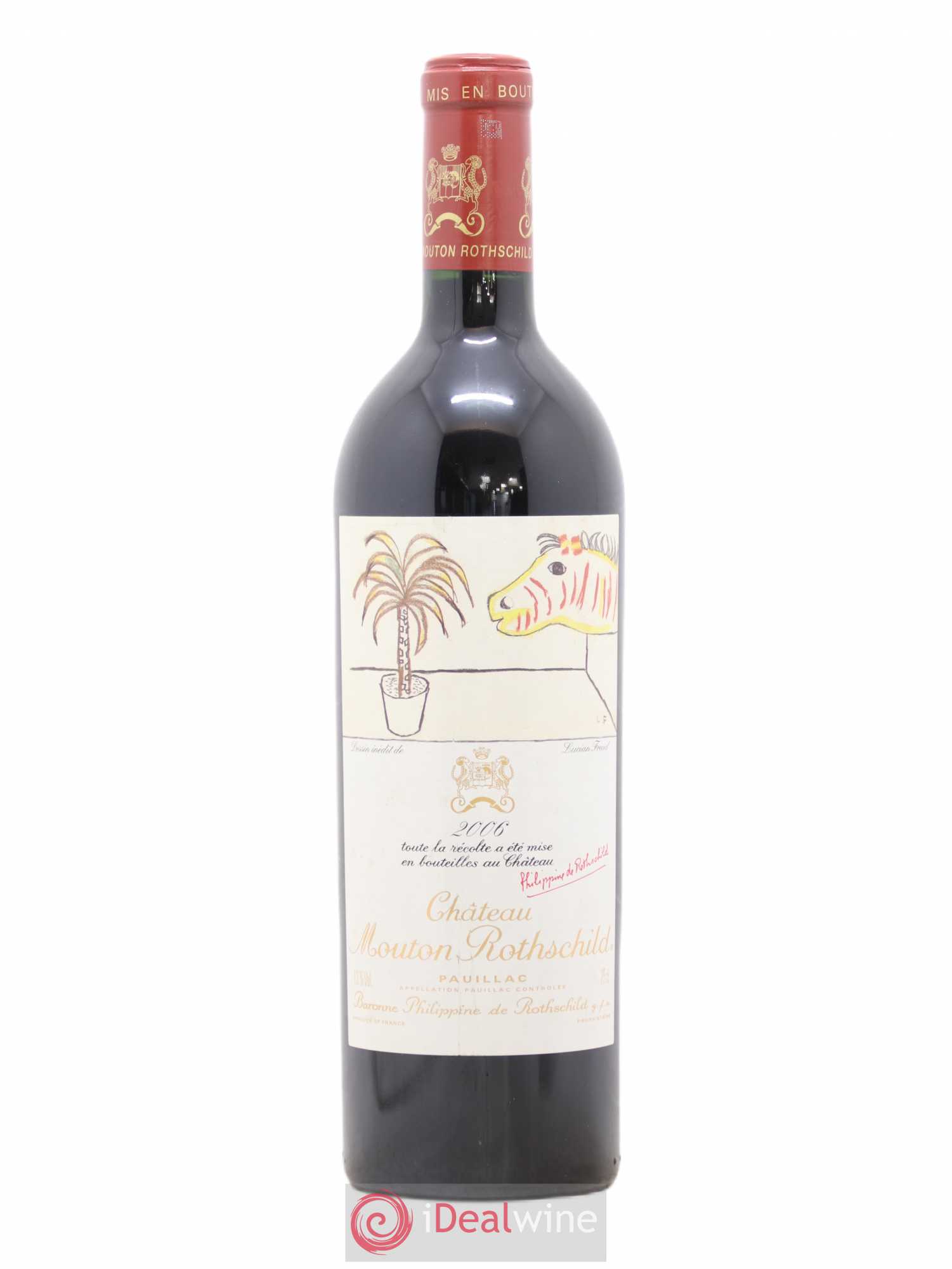 Château Mouton Rothschild 1er Grand Cru Classé 2006 - Lot de 1 bouteille - 0