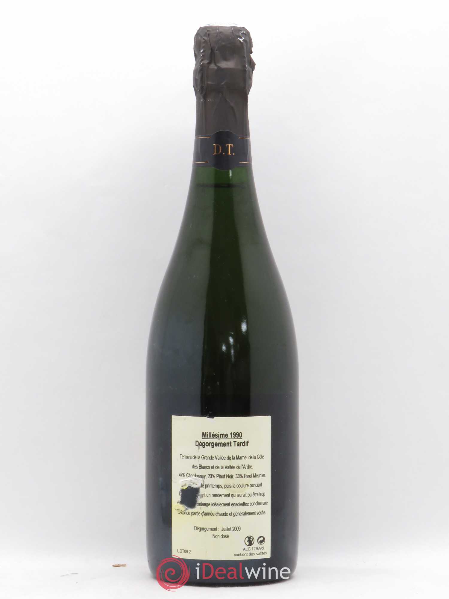 Dégorgement Tardif Jacquesson brut 1990 - Lot de 1 bouteille - 1