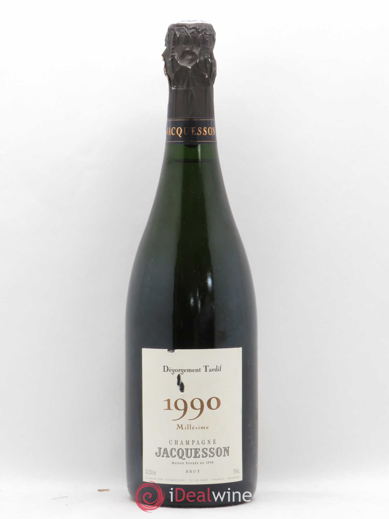 Dégorgement Tardif Jacquesson brut 1990 - Lot de 1 bouteille - 0