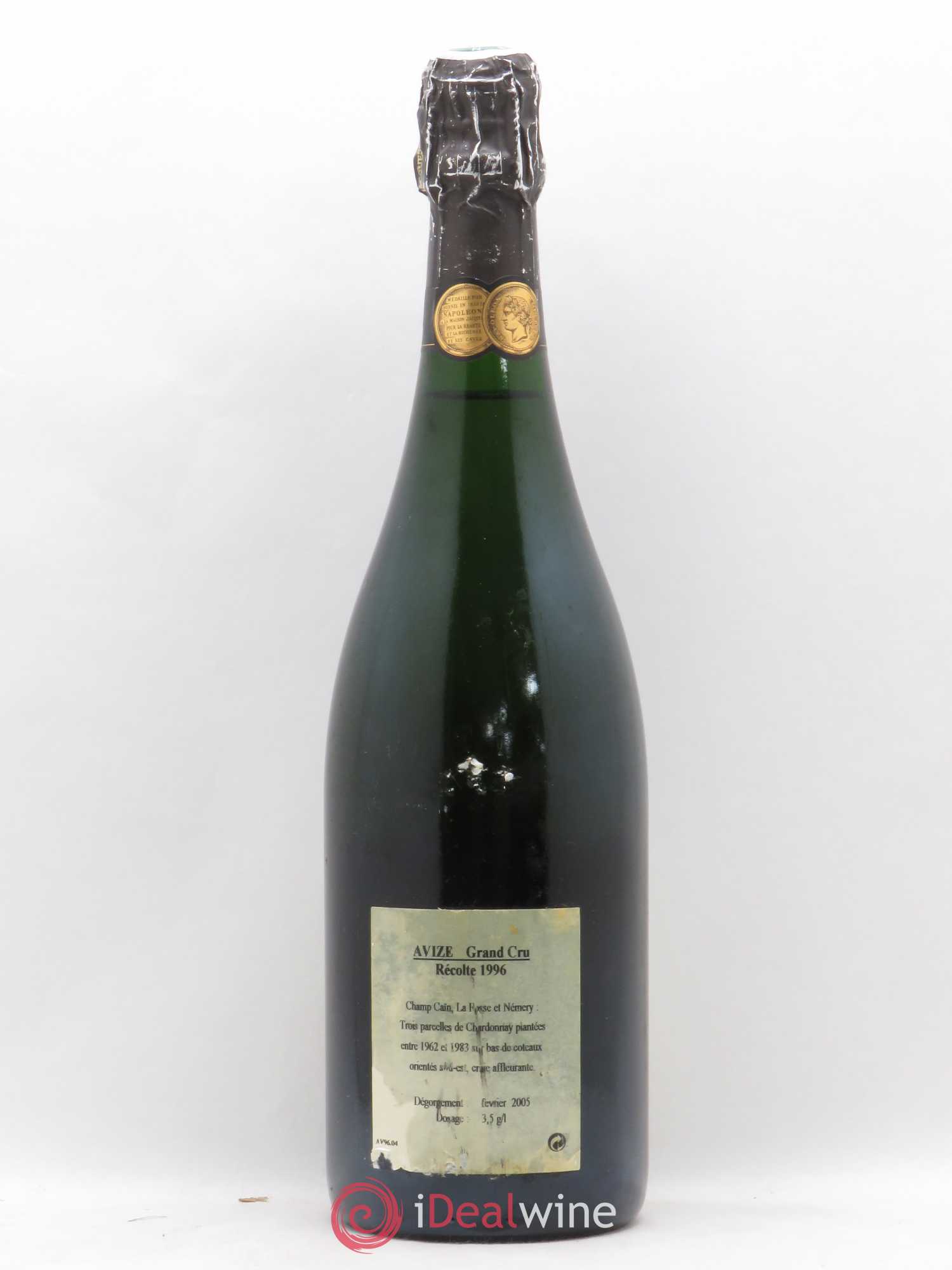 Champagne extra brut Jacquesson Avize 1996 - Lot de 1 bouteille - 1