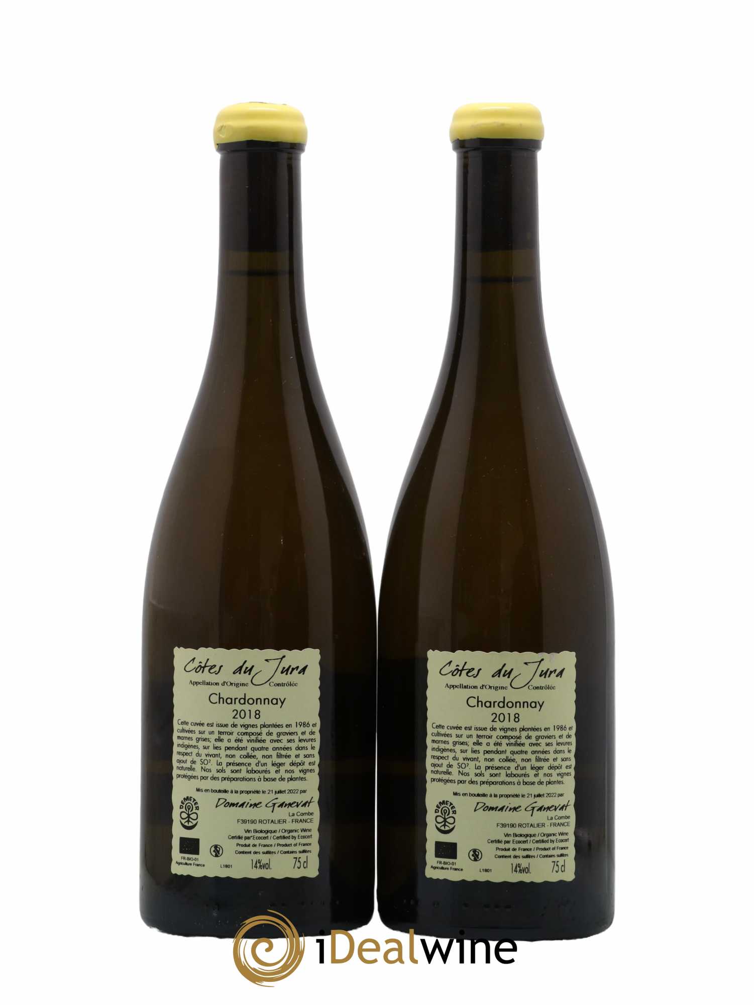 Côtes du Jura Cuvée Florine Jean-François Ganevat (Domaine) 2018 - Lot de 2 bouteilles - 1