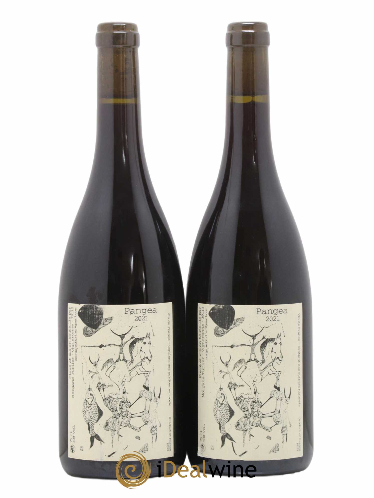 Vin de France Pangea Morgane Turlier 2021 - Lot de 2 bouteilles - 0